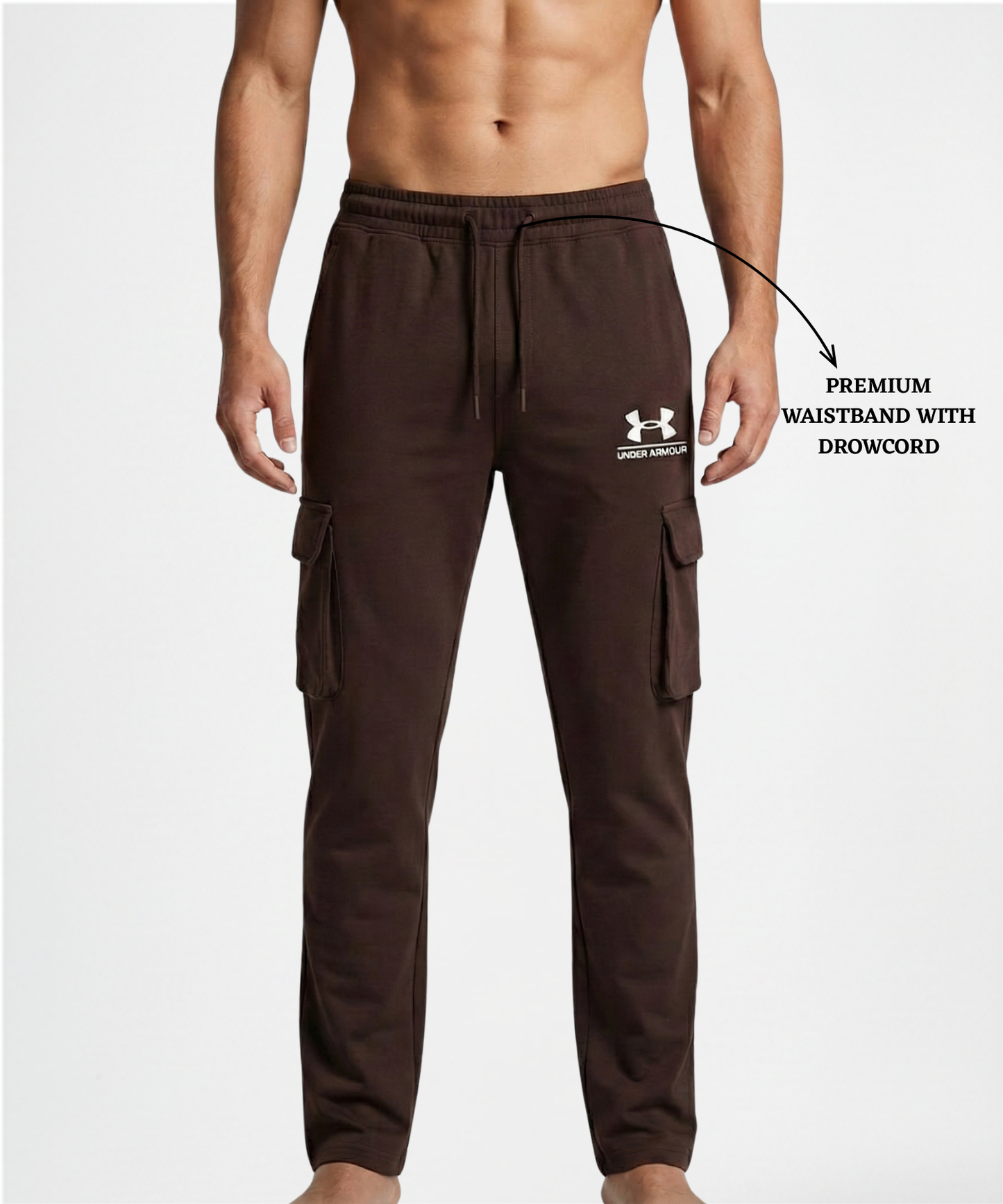 Premium Quality 100% Cotton Lycra Trackpant (GSM 265)