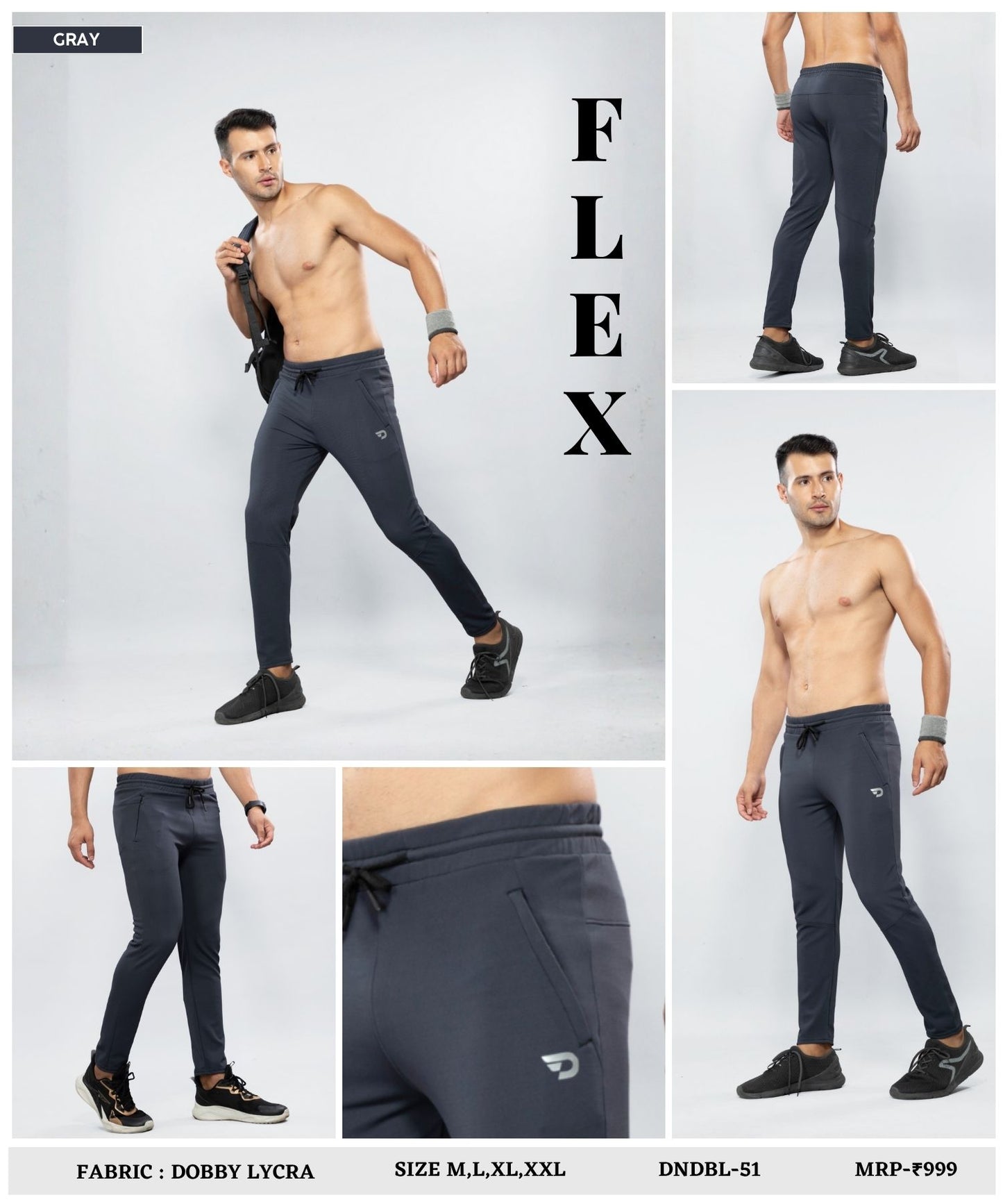 CoreFlex Trackpant – Imported Dobby Lycra (280 GSM)
