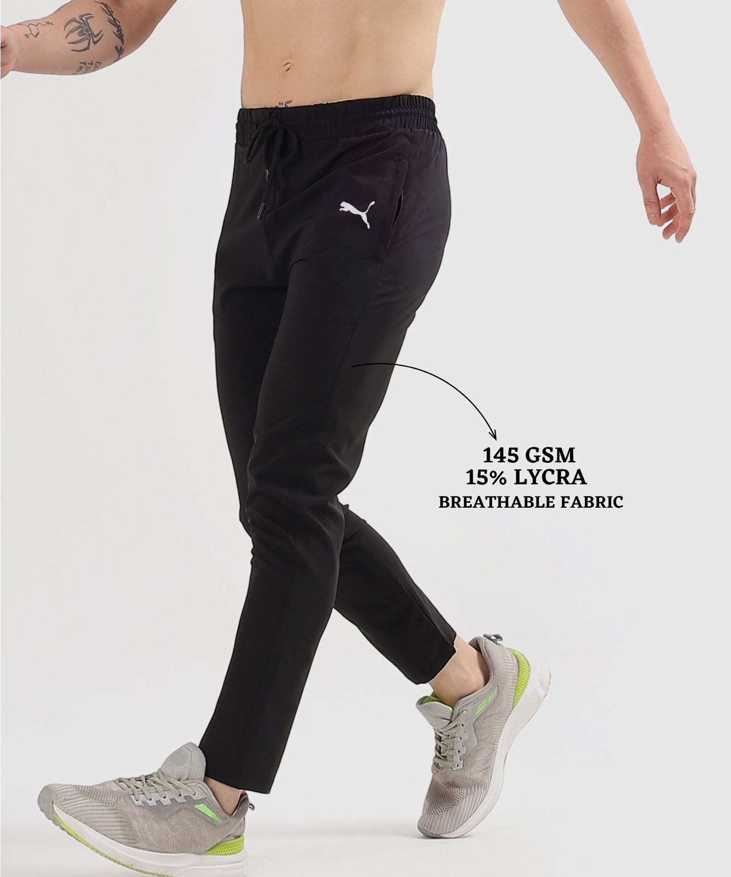 Imported Ns Parachute Lycra Trackpant (15% Lycra 145 GSM)