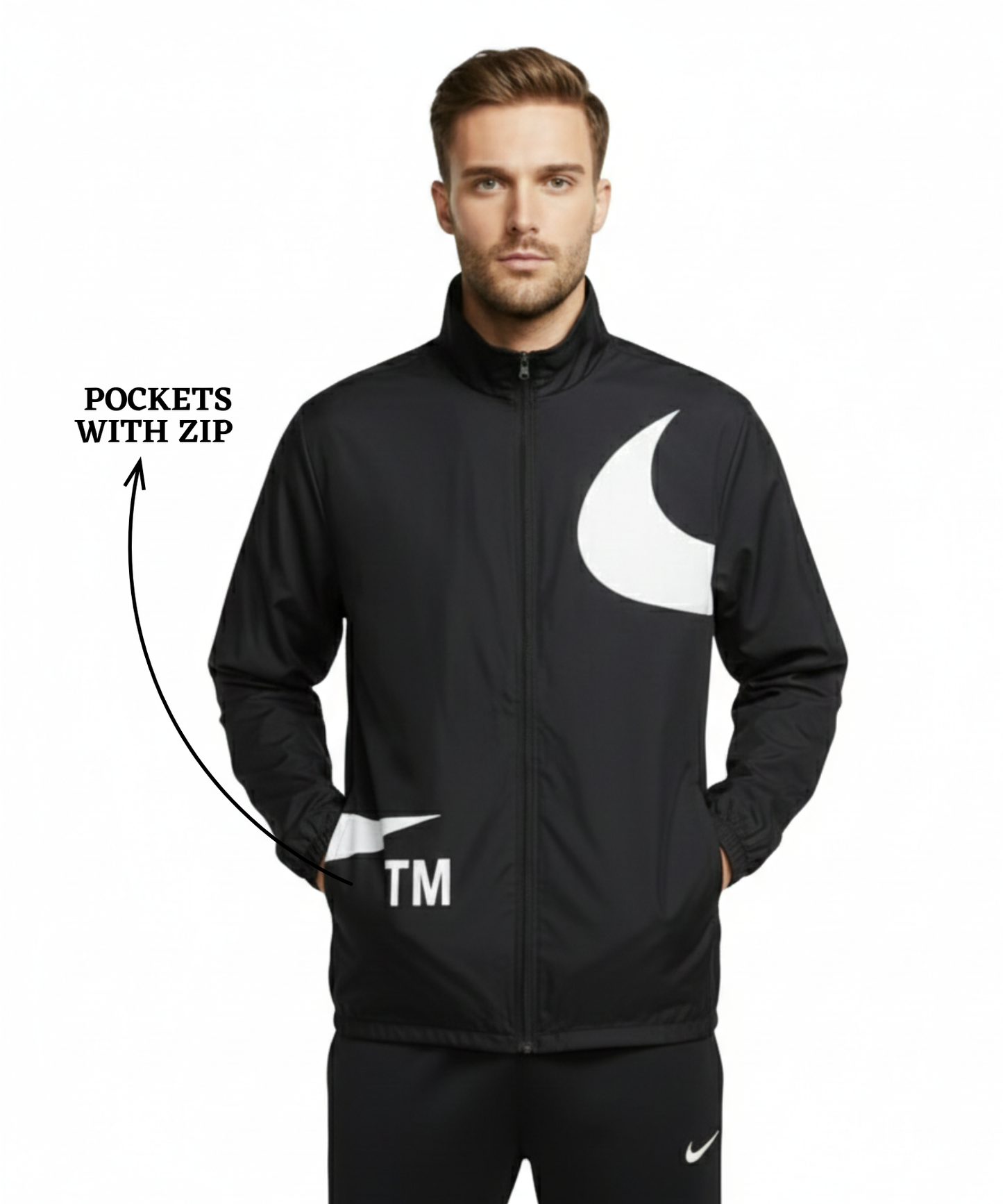 Imported Premium Quality TPU Windcheater (GSM 350, Rice-knit fabric inside )