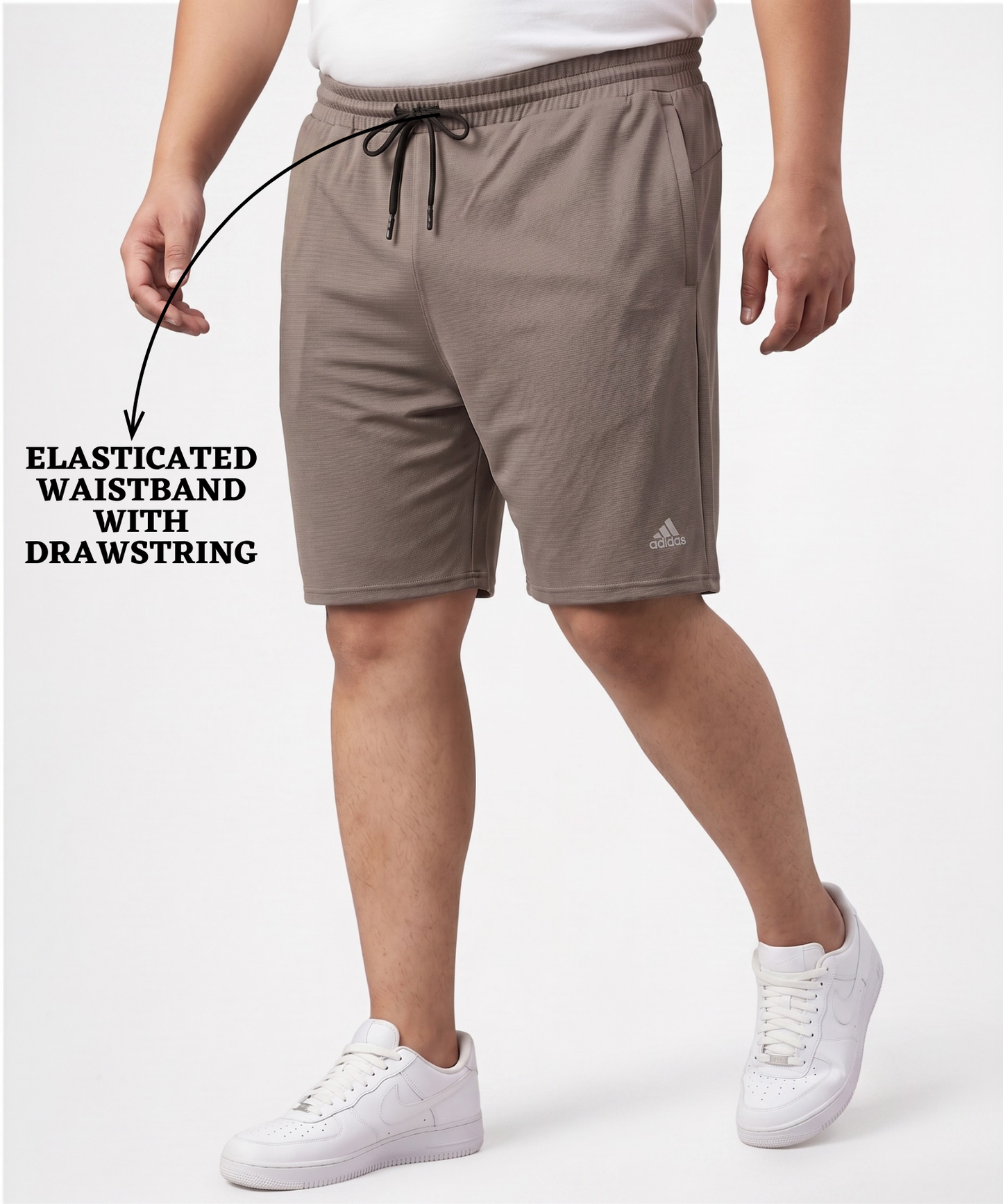 Imported Dobby Lycra Plus Size Shorts (GSM 250)