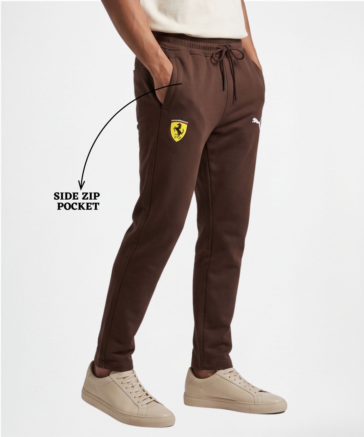 Premium Quality 100% Cotton Trackpant (GSM 265)| Slim Fit | Dual Side Emboidery