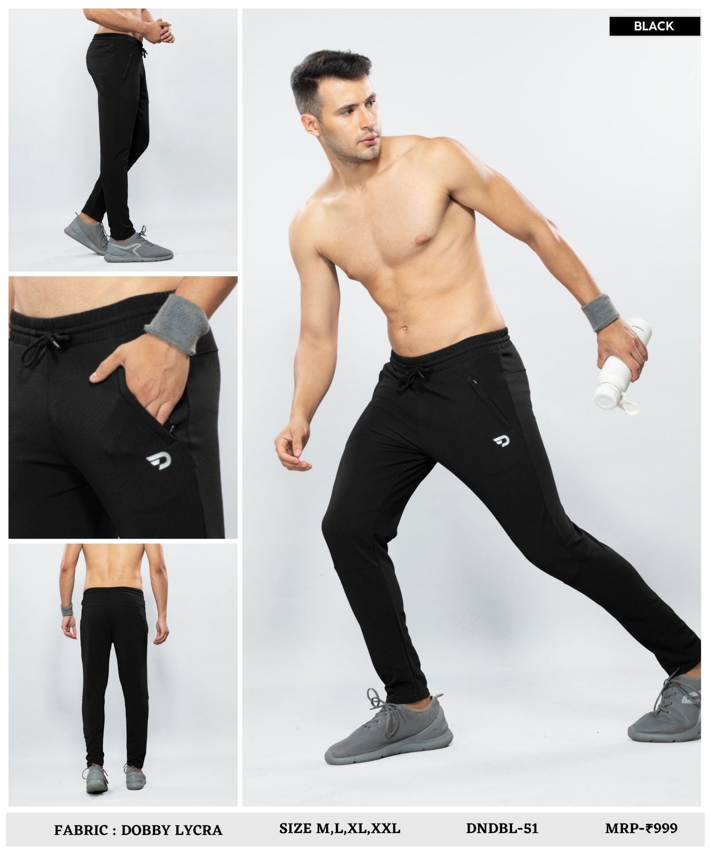 CoreFlex Trackpant – Imported Dobby Lycra (280 GSM)