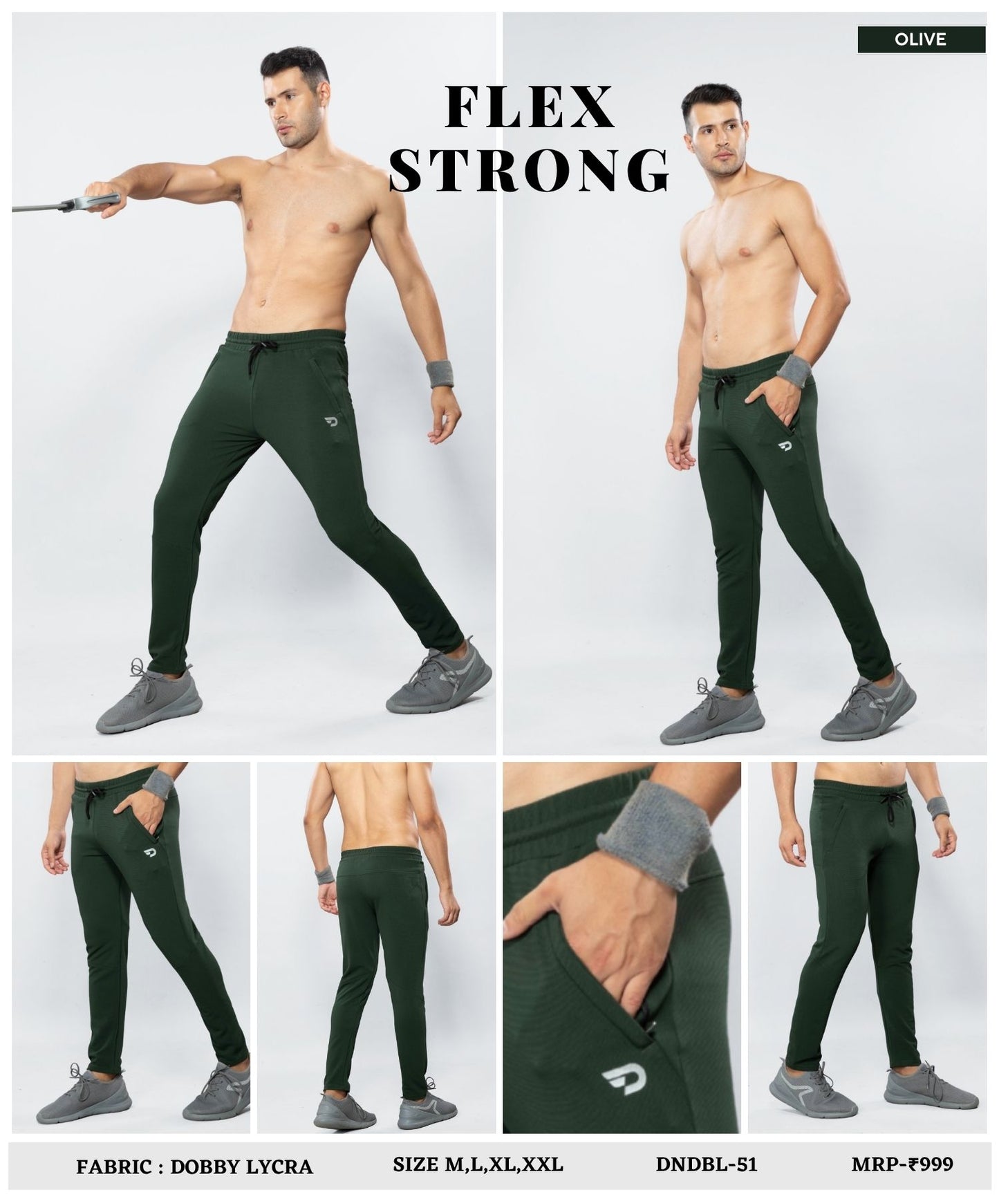 CoreFlex Trackpant – Imported Dobby Lycra (280 GSM)