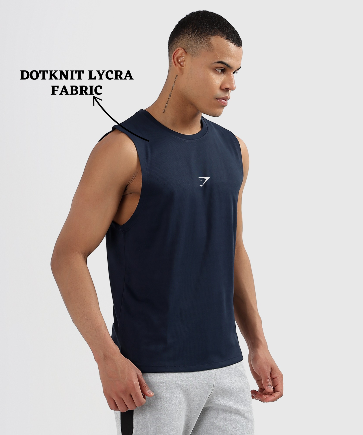 Imported Dotknit Lycra Sando (GSM 180)