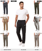 Denmonk Men's Imported Maxico Woven Lightweight Track Pants | 145 GSM | Comfort Fit | Front Zipper Pockets
