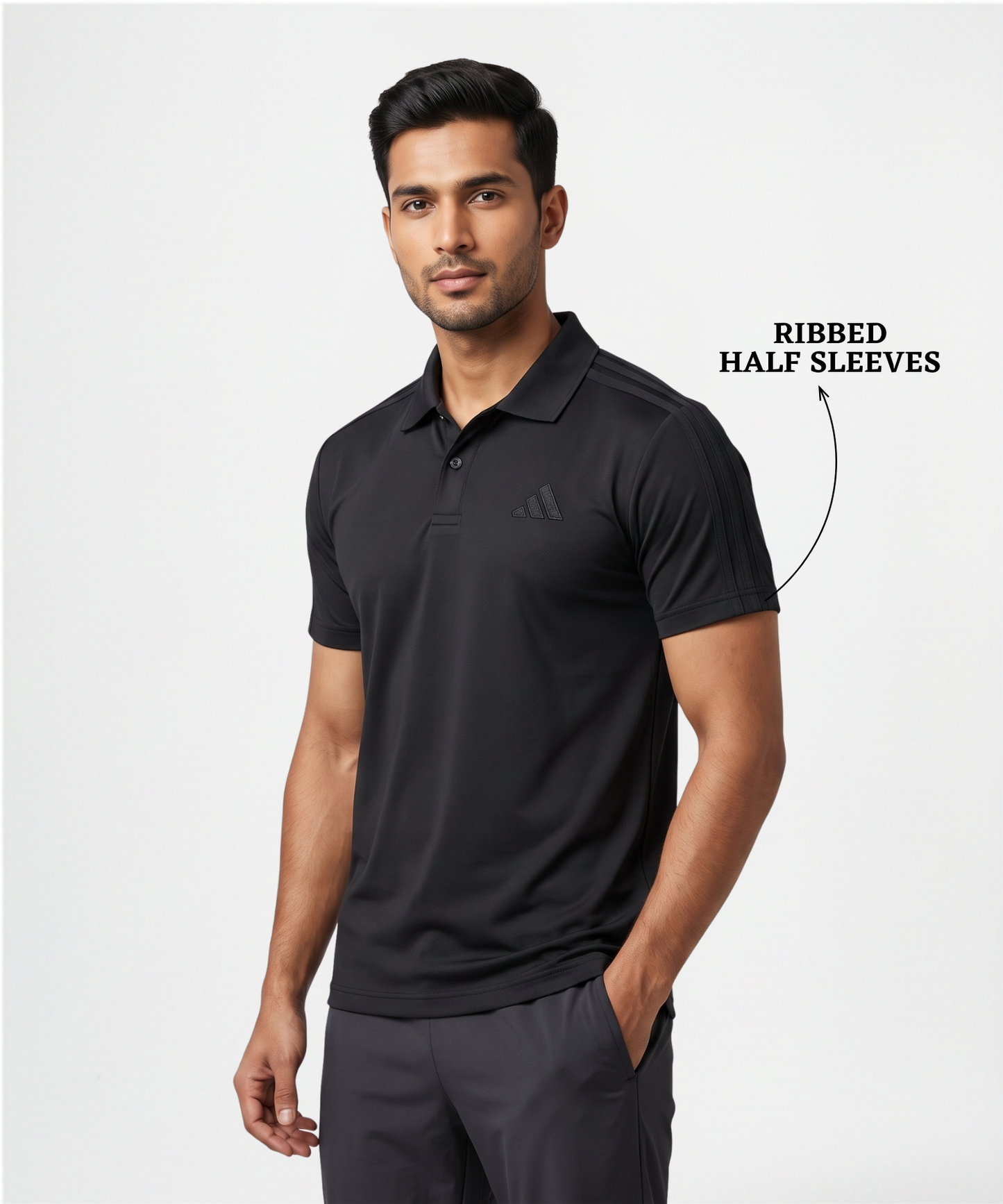 Imported Matty Lycra T-Shirts (GSM 180) | 3strip Design