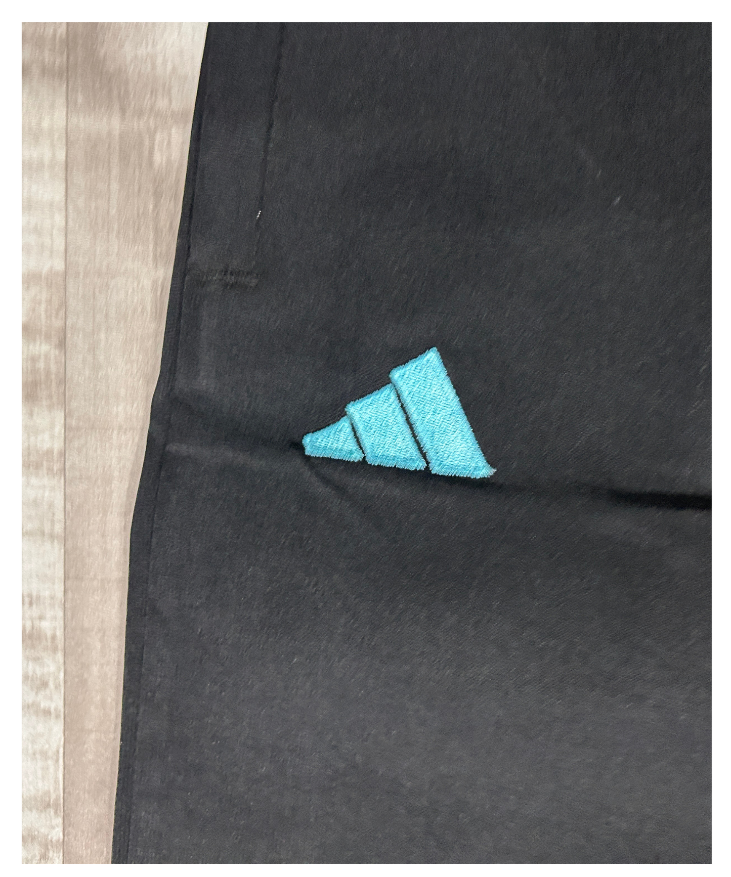 Imported NS Terry Lycra Trackpant (180–190 GSM) – Aqua Blue 3 Stripe Edition | Embroidery Logo