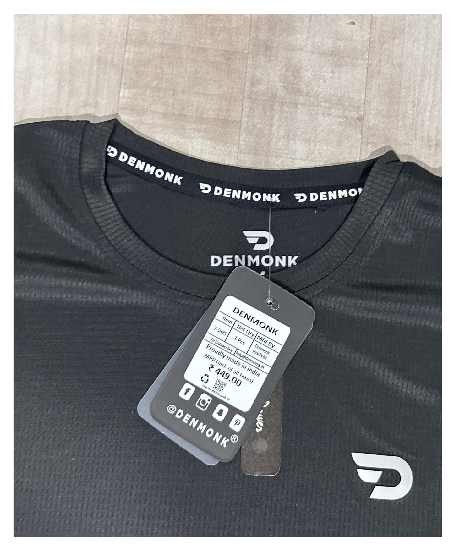 Imported Reebok Knit Lycra T-Shirt (GSM 180) – Half Sleeve, Round Neck | Regular Fit