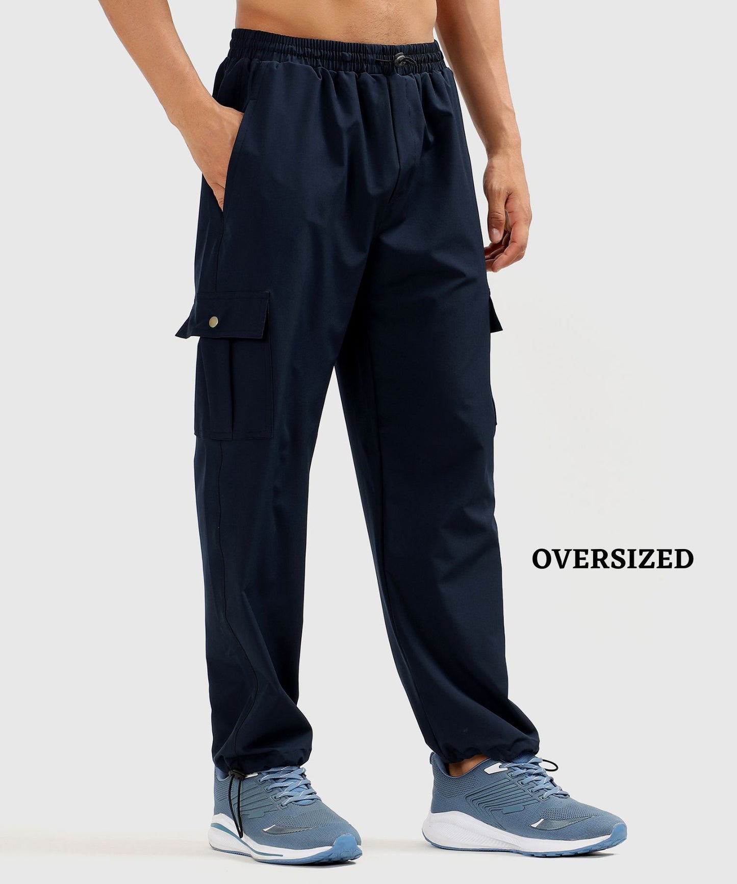 Utility Cargo Joggers - Imported Ns Terry Lycra Over Size Lower (GSM 180-190)