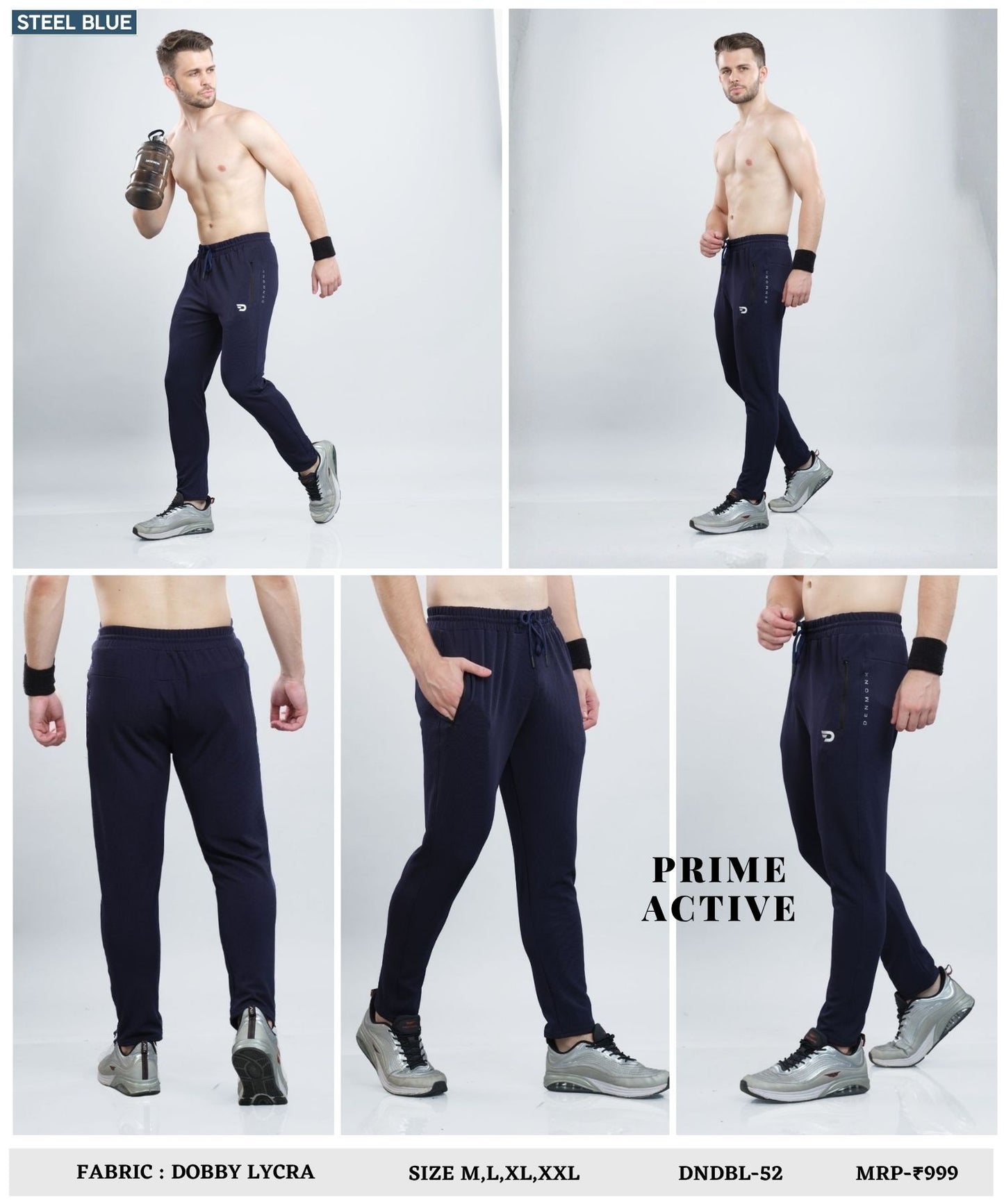 CoreFlex – Imported Dobby Lycra Lower ( 280 GSM)| Ankle Fit