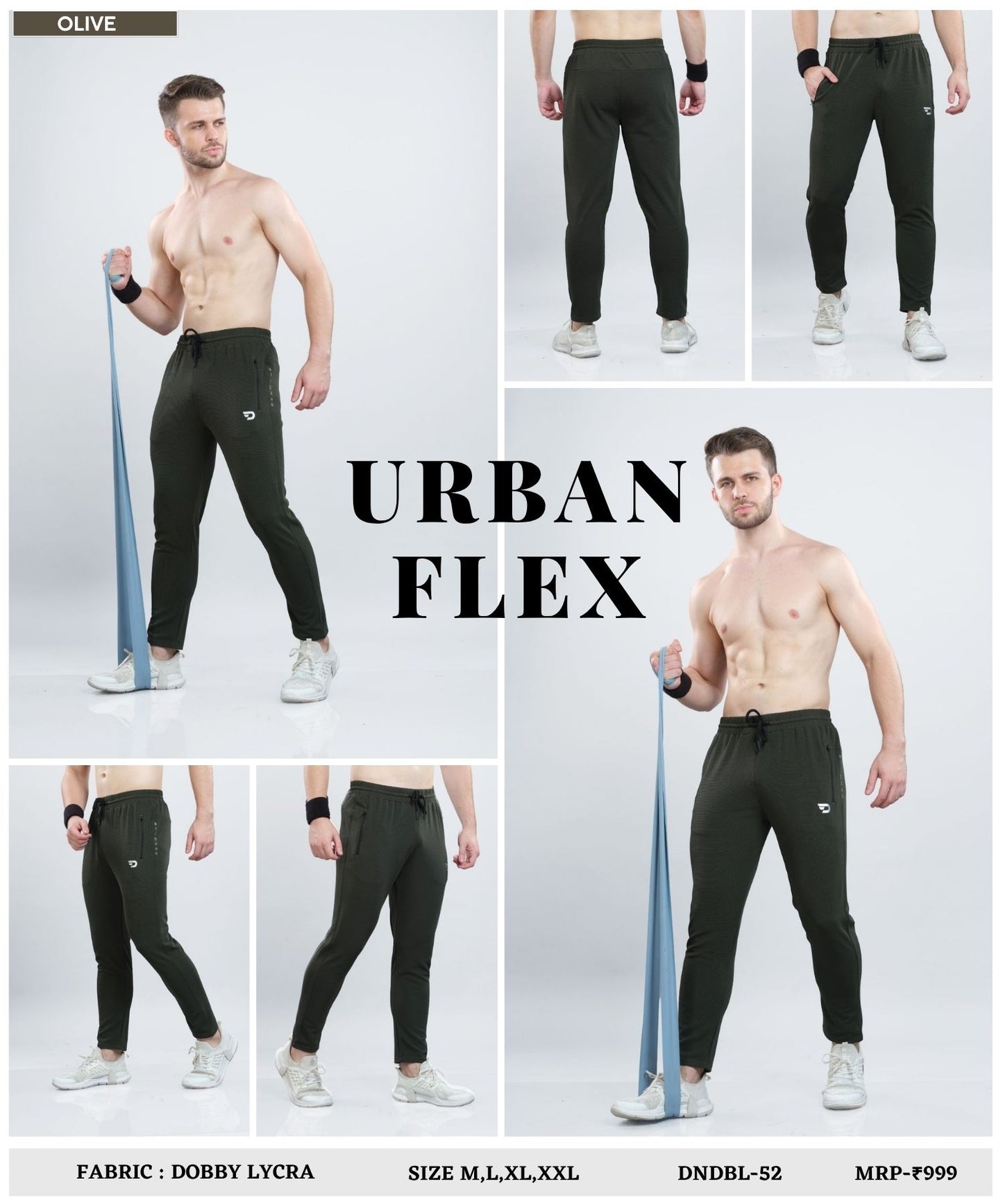 CoreFlex – Imported Dobby Lycra Lower ( 280 GSM)| Ankle Fit