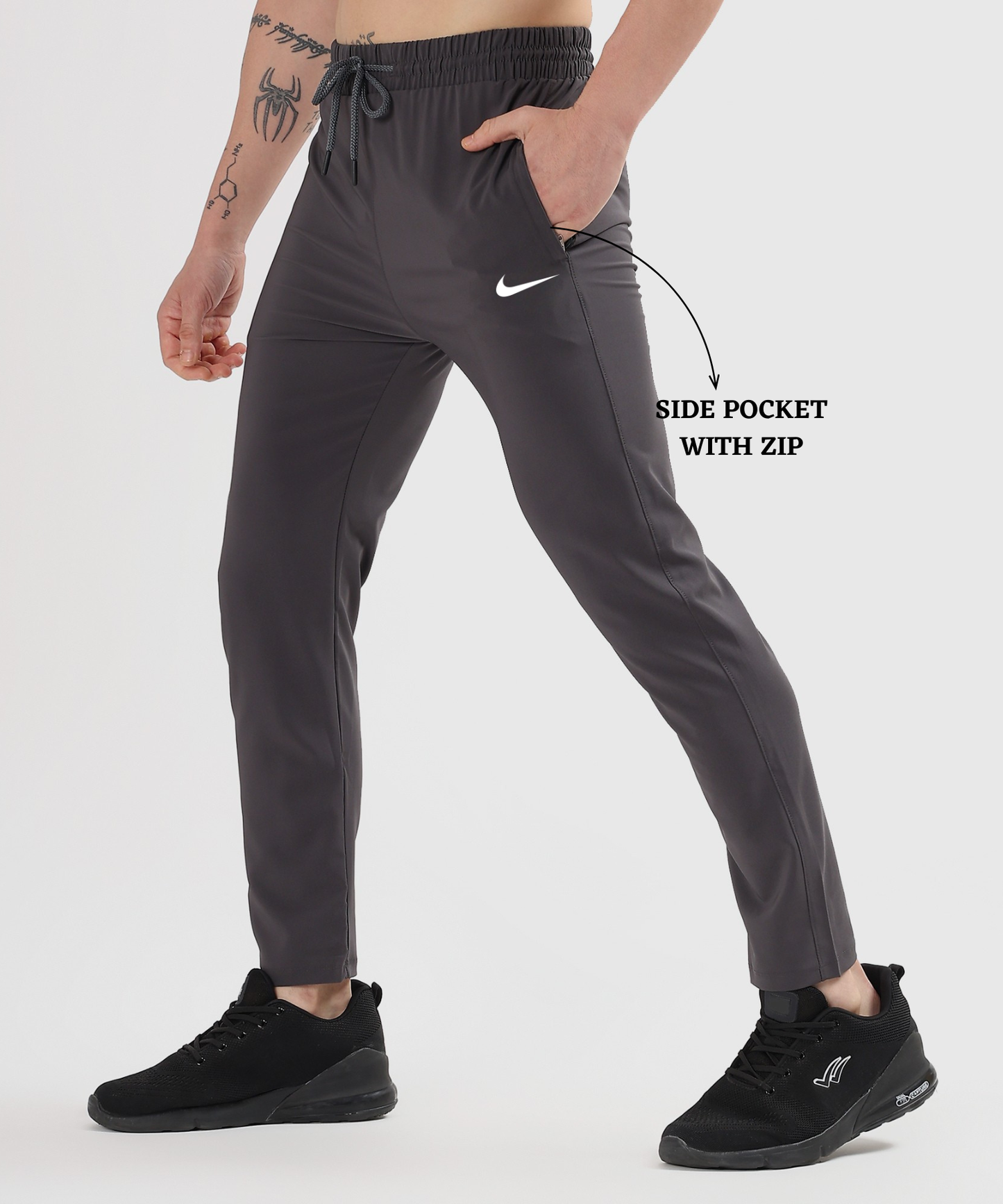 Imported Ns Parachute Lycra Lower (15% Lycra 145 GSM)