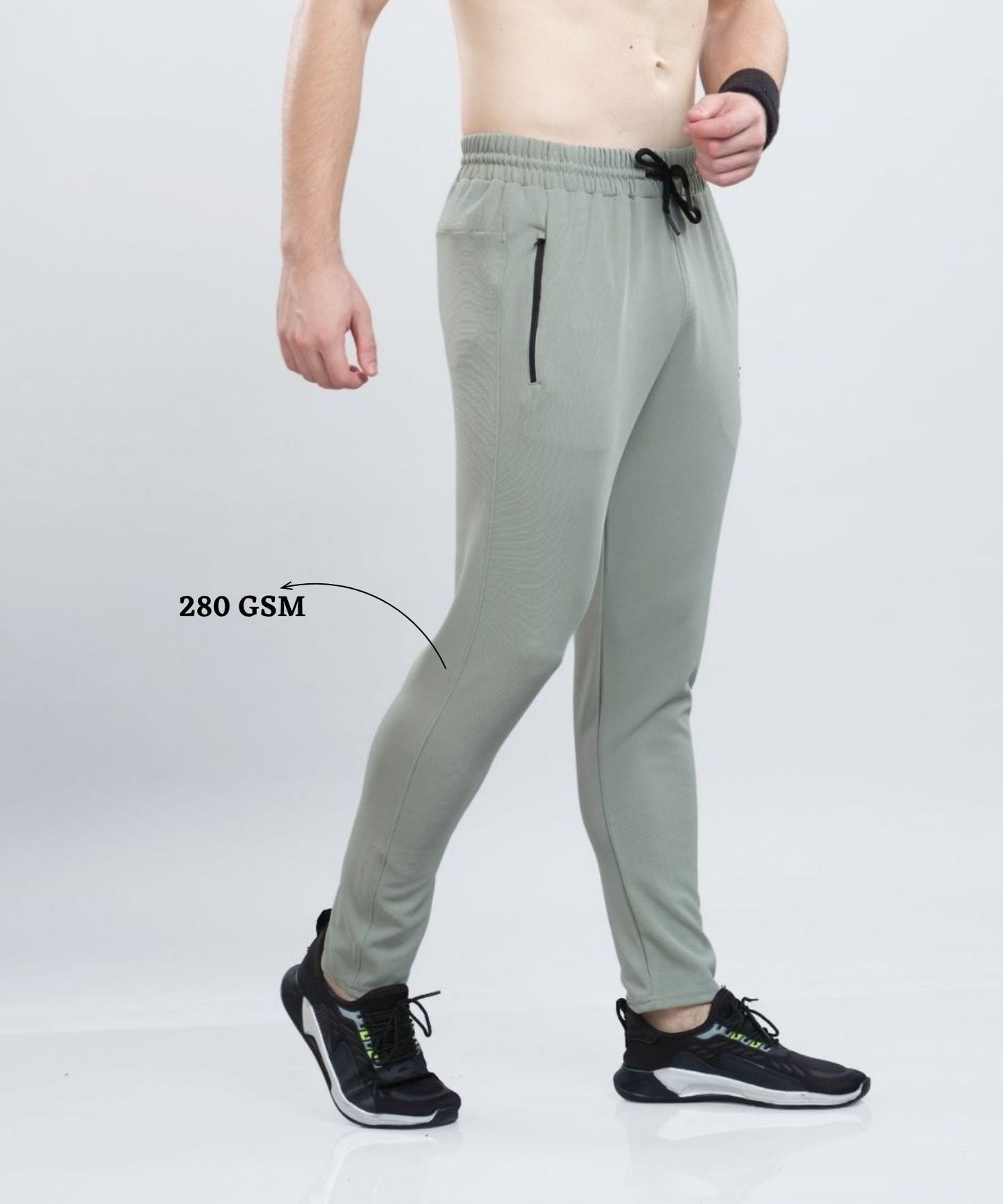 CoreFlex – Imported Dobby Lycra Lower ( 280 GSM)| Ankle Fit