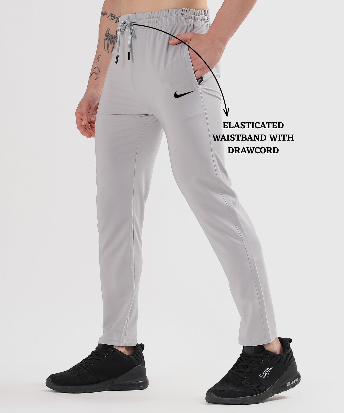 Imported Ns Parachute Lycra Lower (15% Lycra 145 GSM)