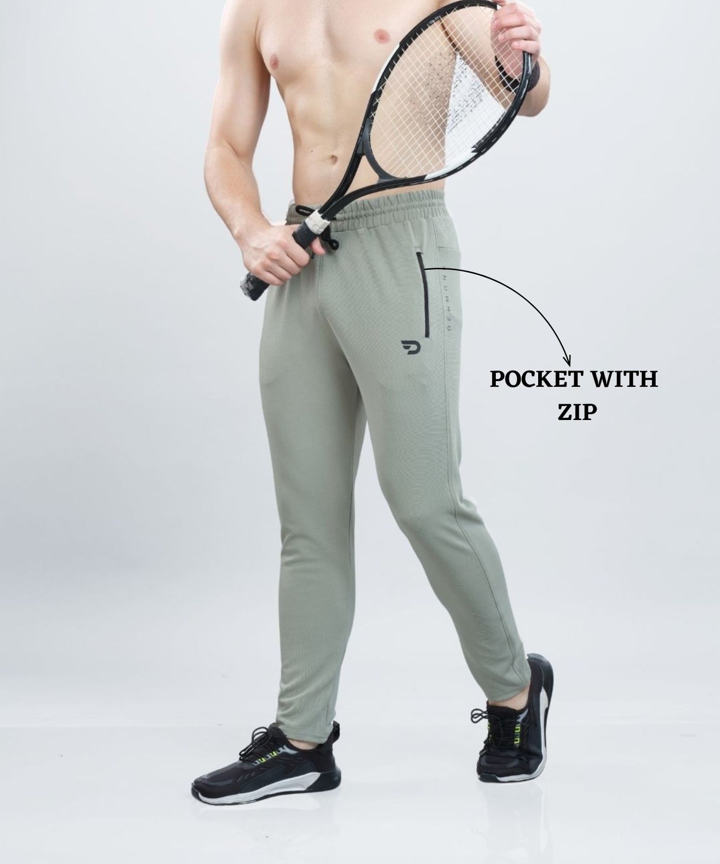 CoreFlex – Imported Dobby Lycra Lower ( 280 GSM)| Ankle Fit