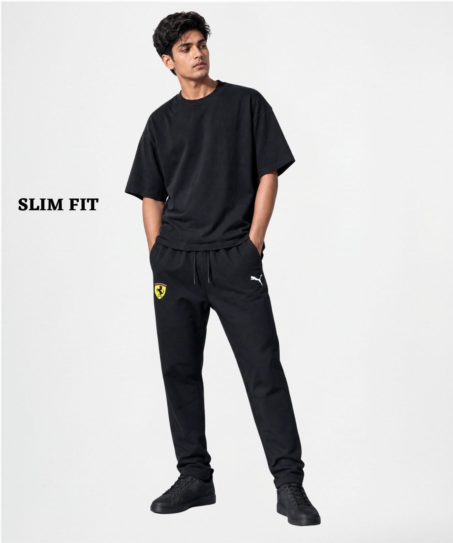 Premium Quality 100% Cotton Trackpant (GSM 265)| Slim Fit | Dual Side Emboidery