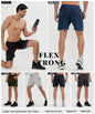 FlexStride  2-in-1 Shorts - Imported Ns Parachute Lycra Shorts (15% Lycra 130)