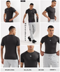 Imported Nylon Lycra Compression T-Shirt (180 GSM) | Quick-Dry Stretch Gym Wear