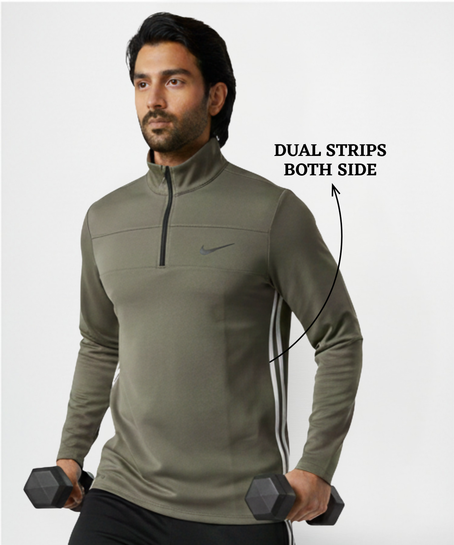 Imported 4way Taiwan Lycra Zipper T-Shirts (280 GSM)