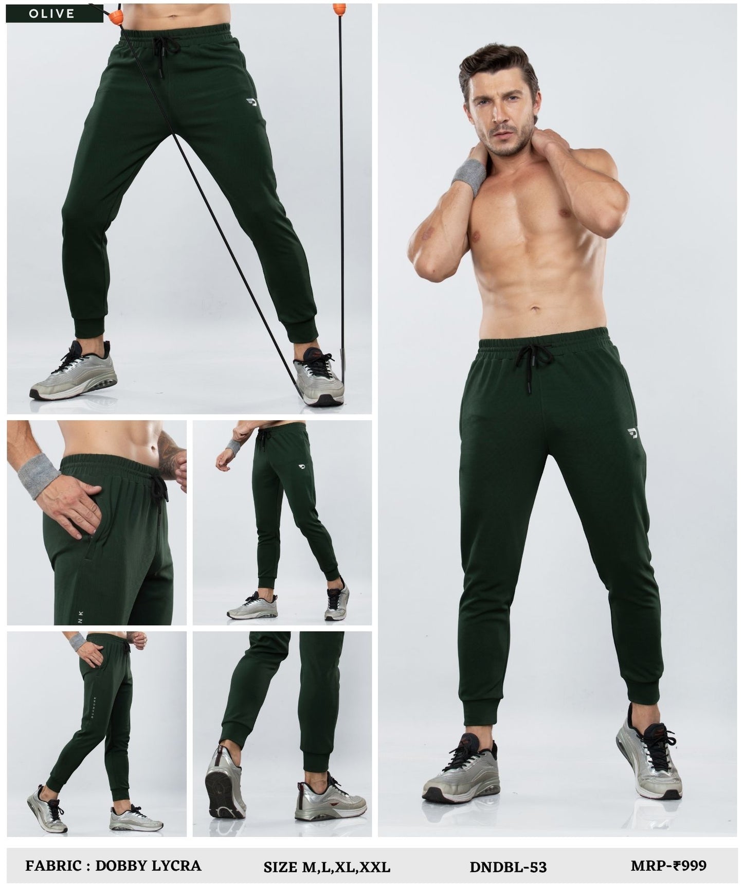 Imported Dobby Lycra Lower (GSM 280)