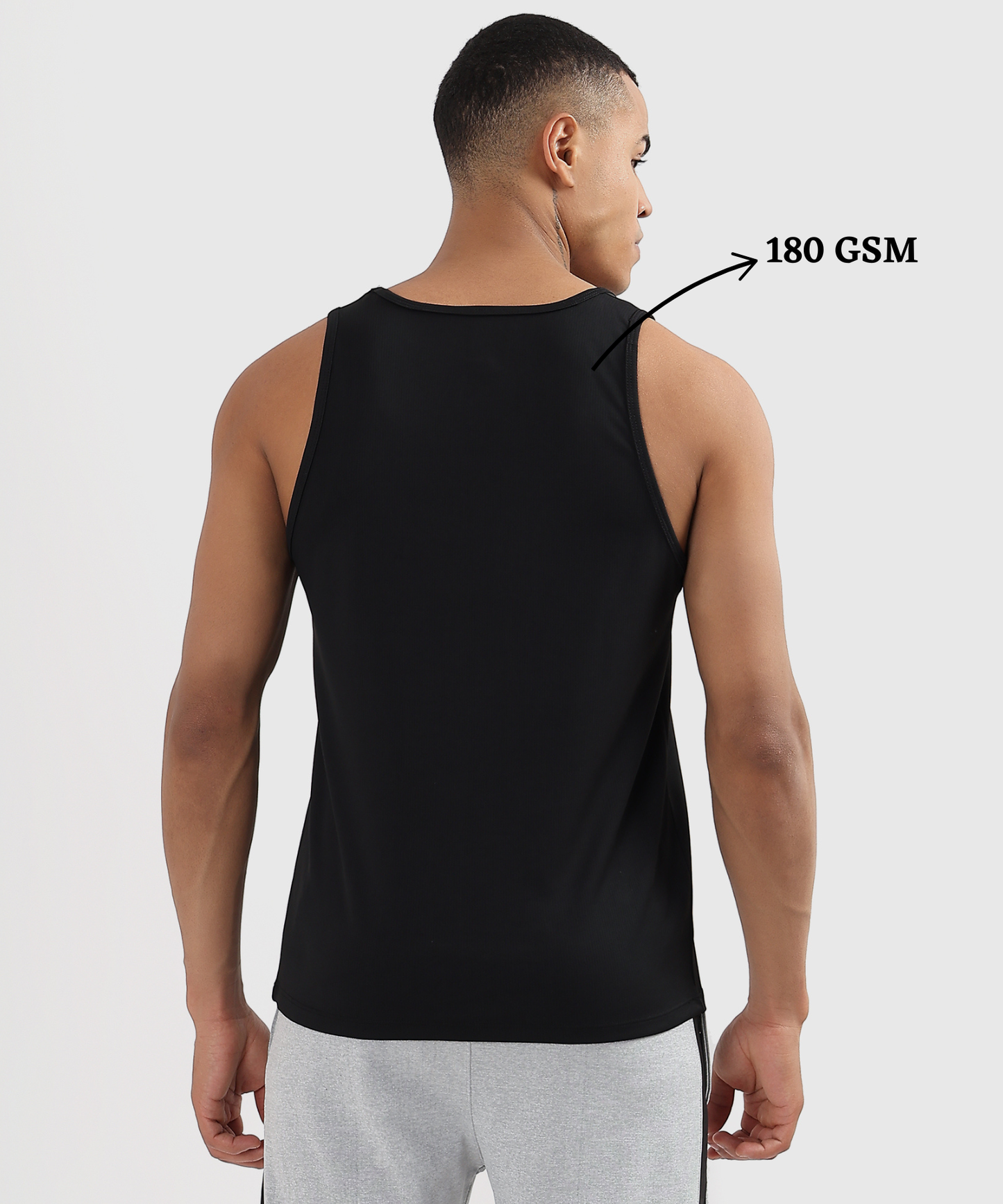 Imported Dotknit Lycra Sando (GSM 180) | Cut Sleeve