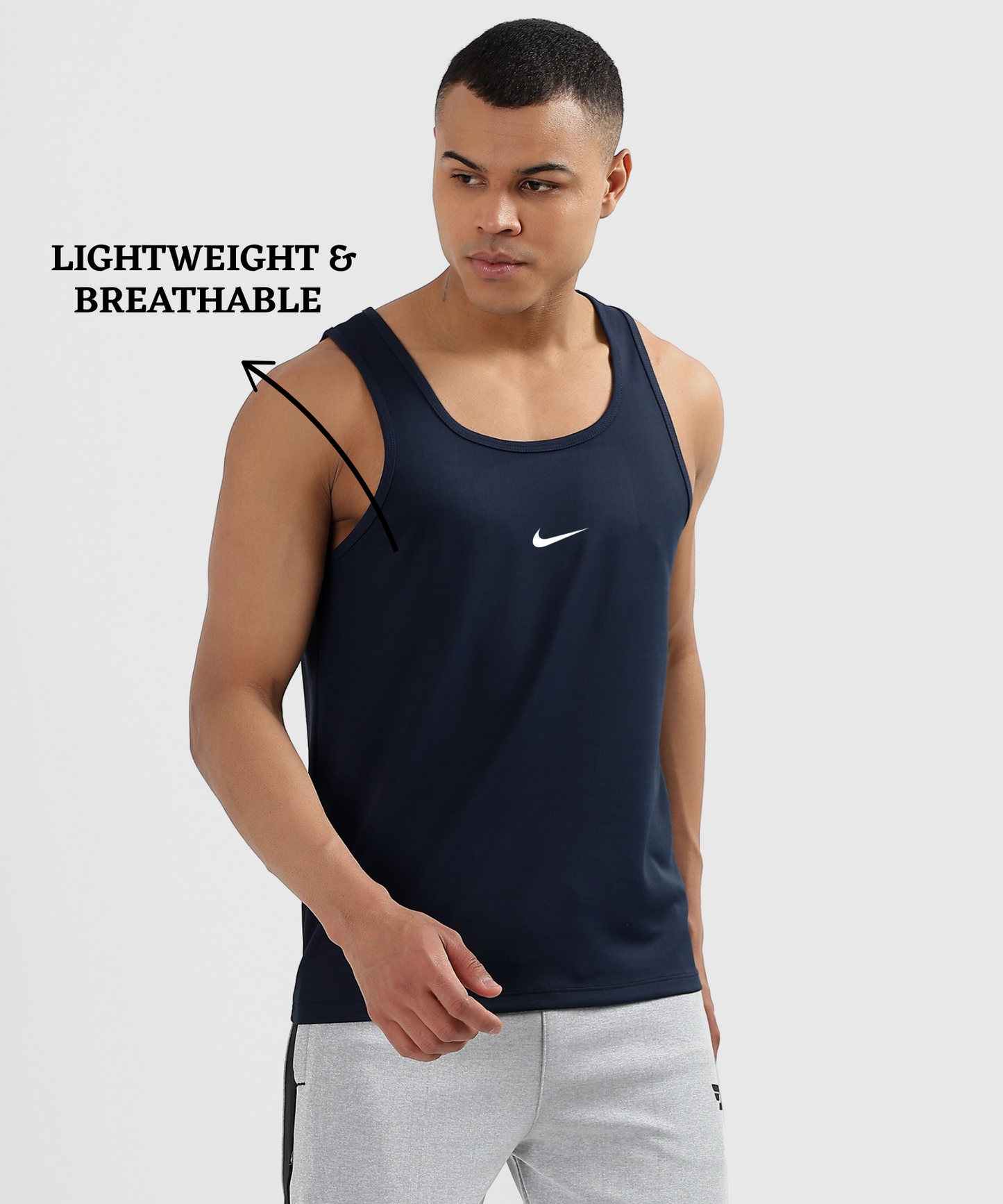 Imported Dotknit Lycra Sando (GSM 180) | Cut Sleeve