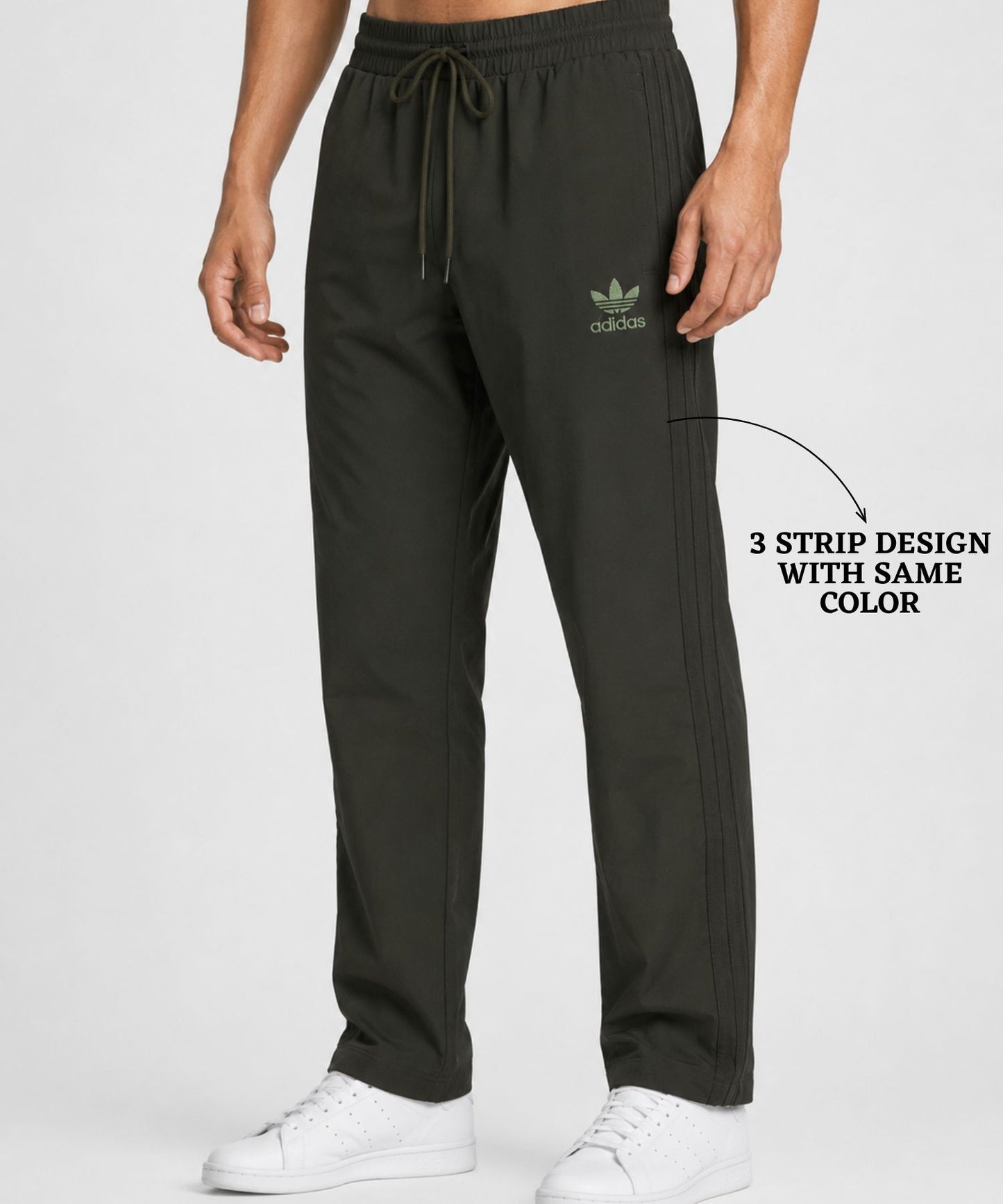Imported Nylon Terry Lycra  Trackpant (GSM 190)| Comfort Fit