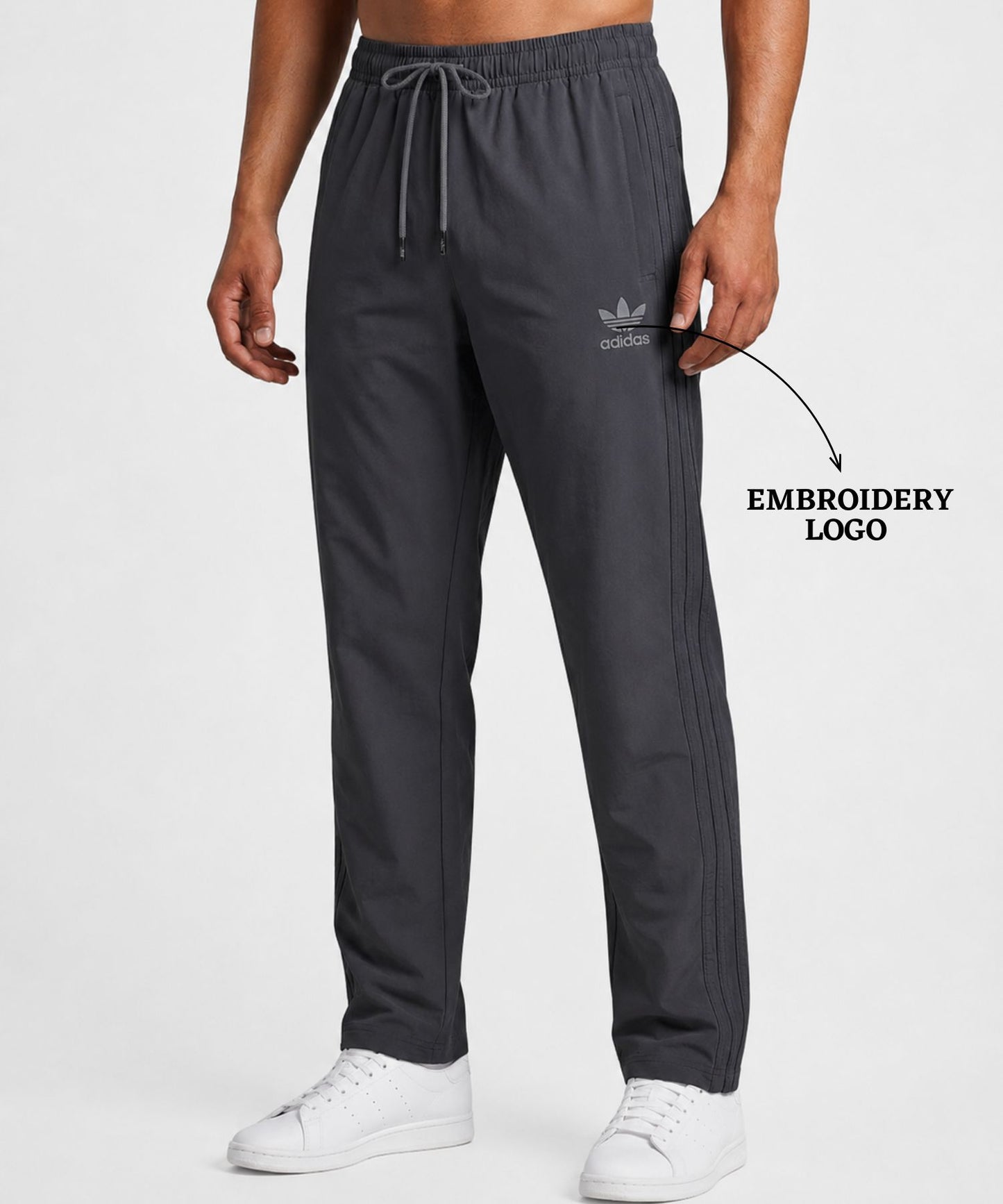 Imported Nylon Terry Lycra  Trackpant (GSM 190)| Comfort Fit