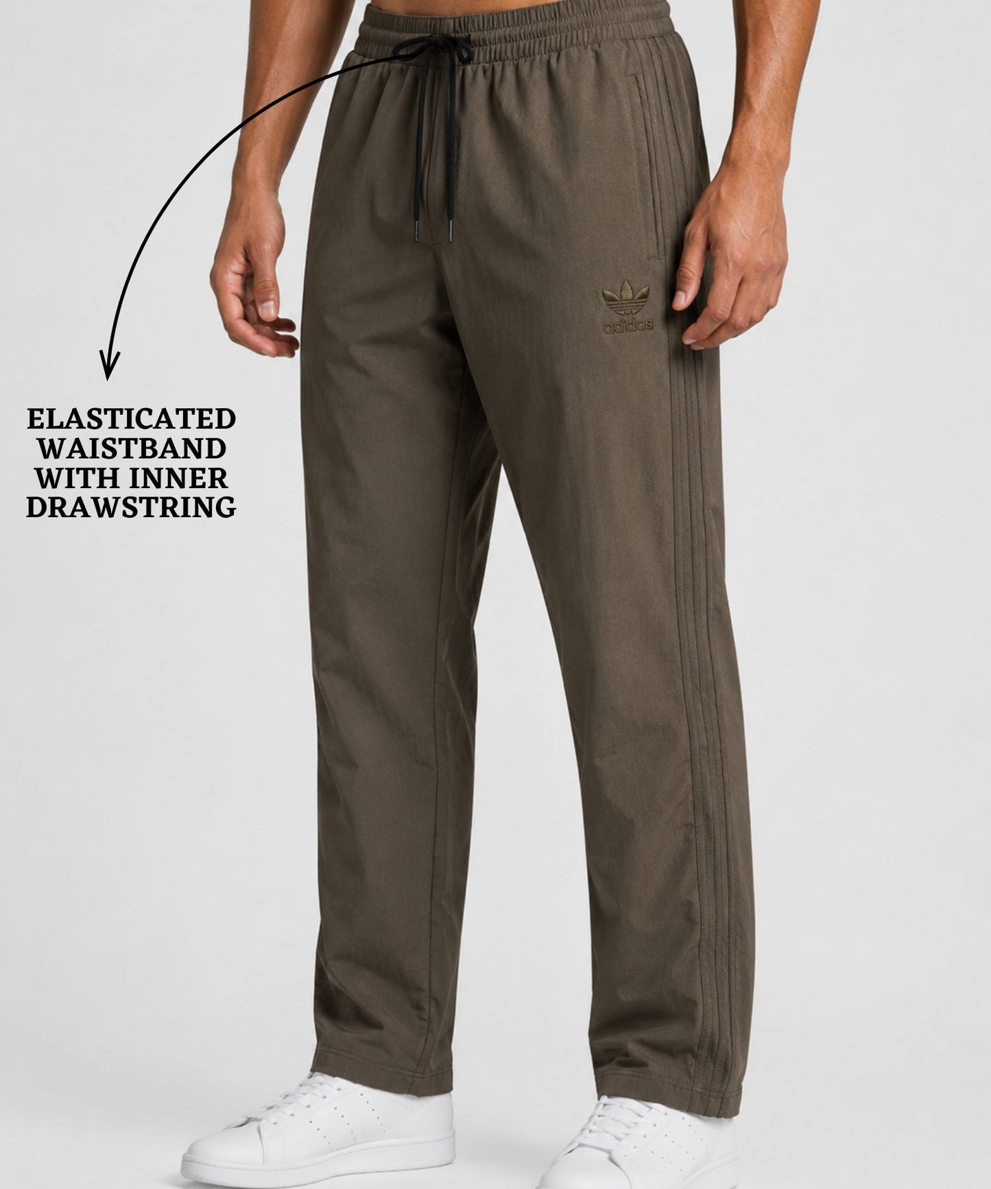 Imported Nylon Terry Lycra  Trackpant (GSM 190)| Comfort Fit