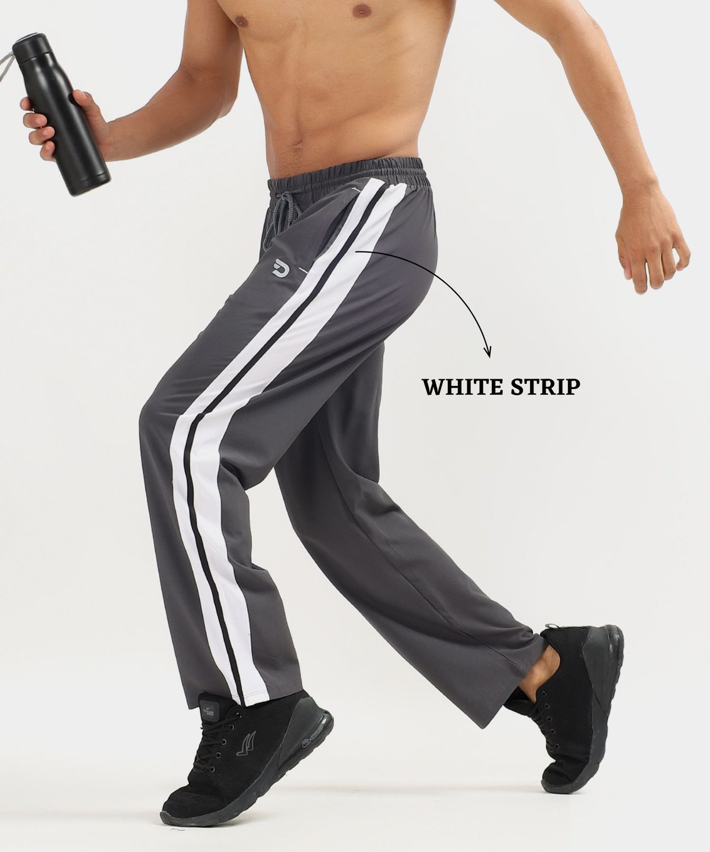 Imported Ns Parachute Lycra Straight Fit Trackpant (20% Lycra 145 GSM)