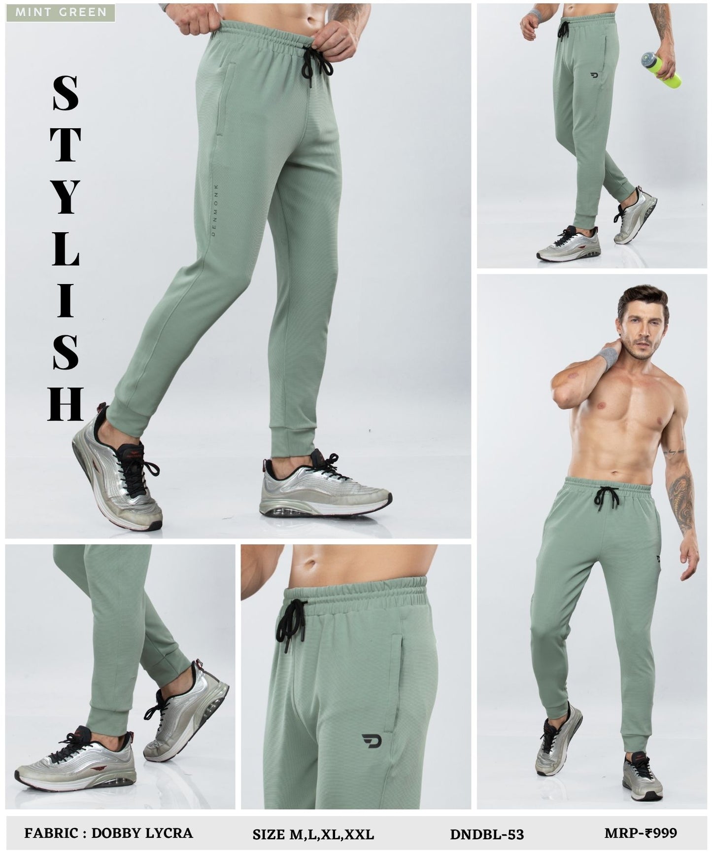 Ribbed Trackpant - Imported Dobby Lycra Trackpant (GSM 280)
