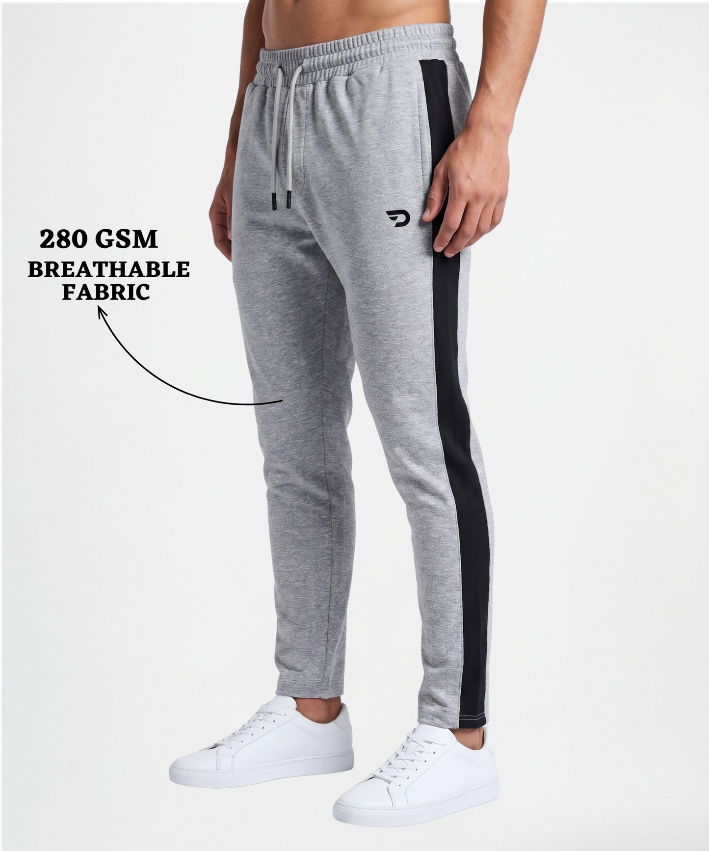 Men’s Imported Polycotton Lycra Track Pant – Heavy 280 GSM Fabric | Comfortable Slim Fit