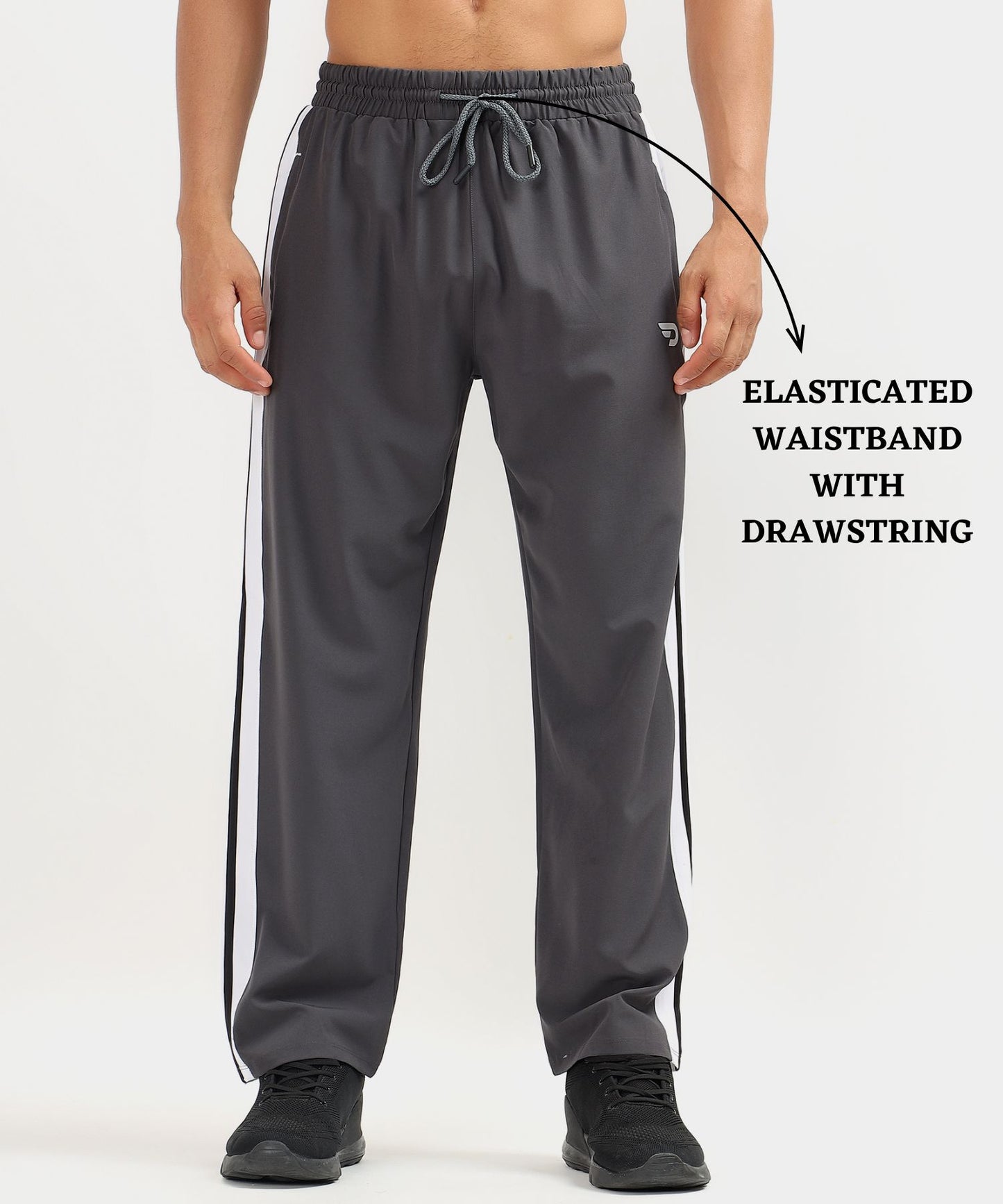 Imported Ns Parachute Lycra Straight Fit Trackpant (20% Lycra 145 GSM)