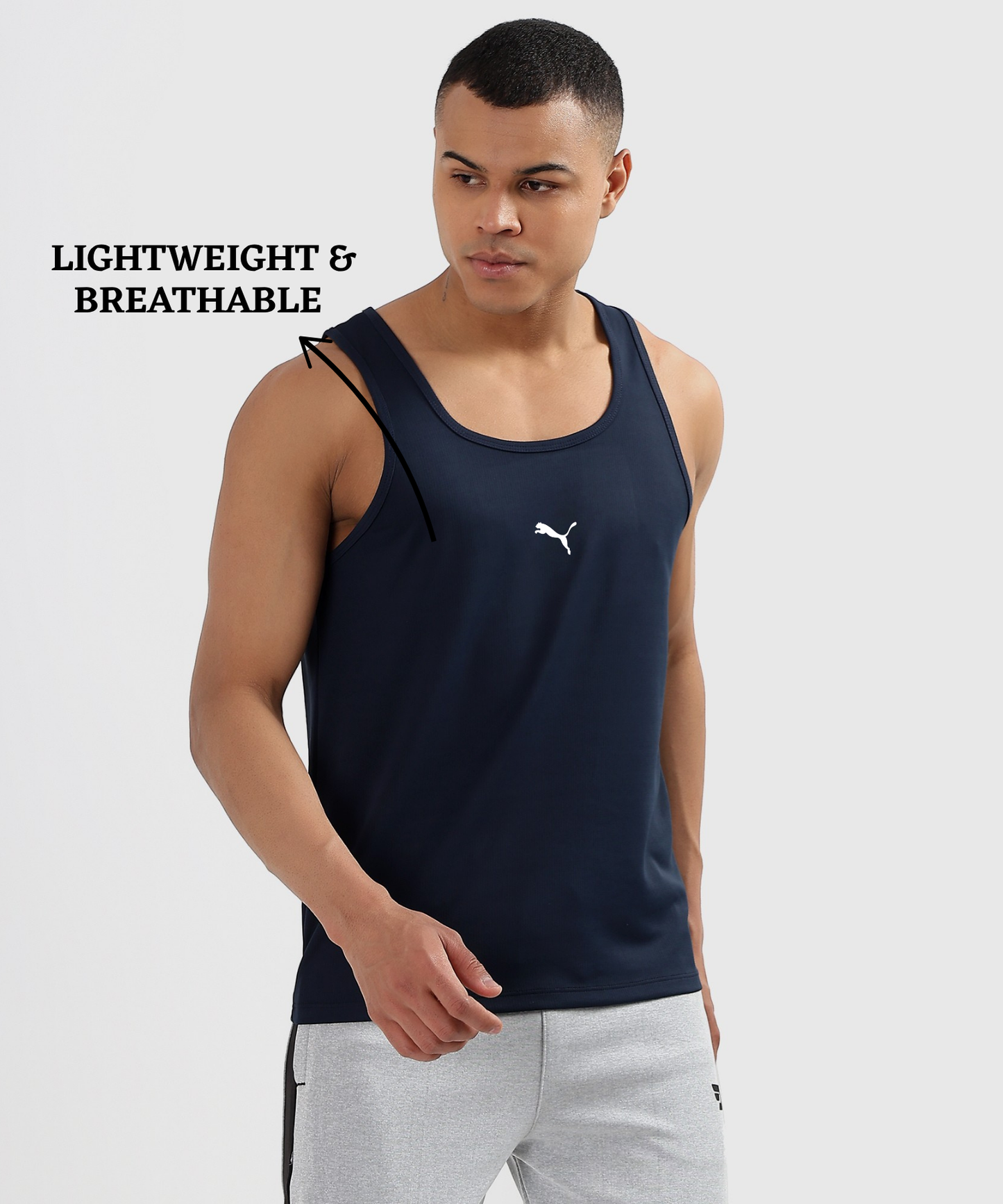 Imported Dotknit Lycra Sando (GSM 180)