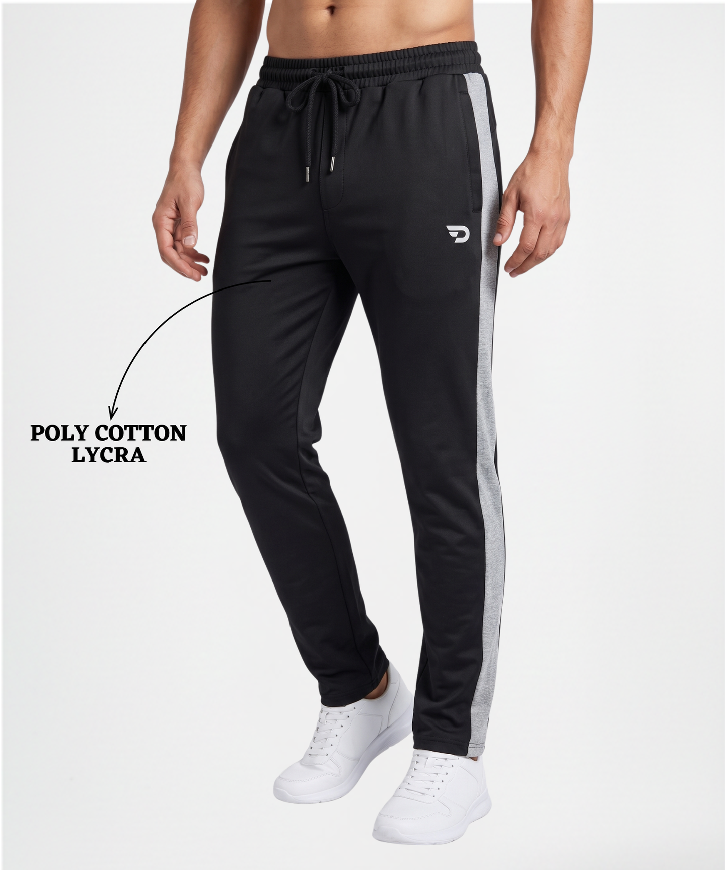 Men’s Imported Polycotton Lycra Track Pant – Heavy 280 GSM Fabric | Comfortable Slim