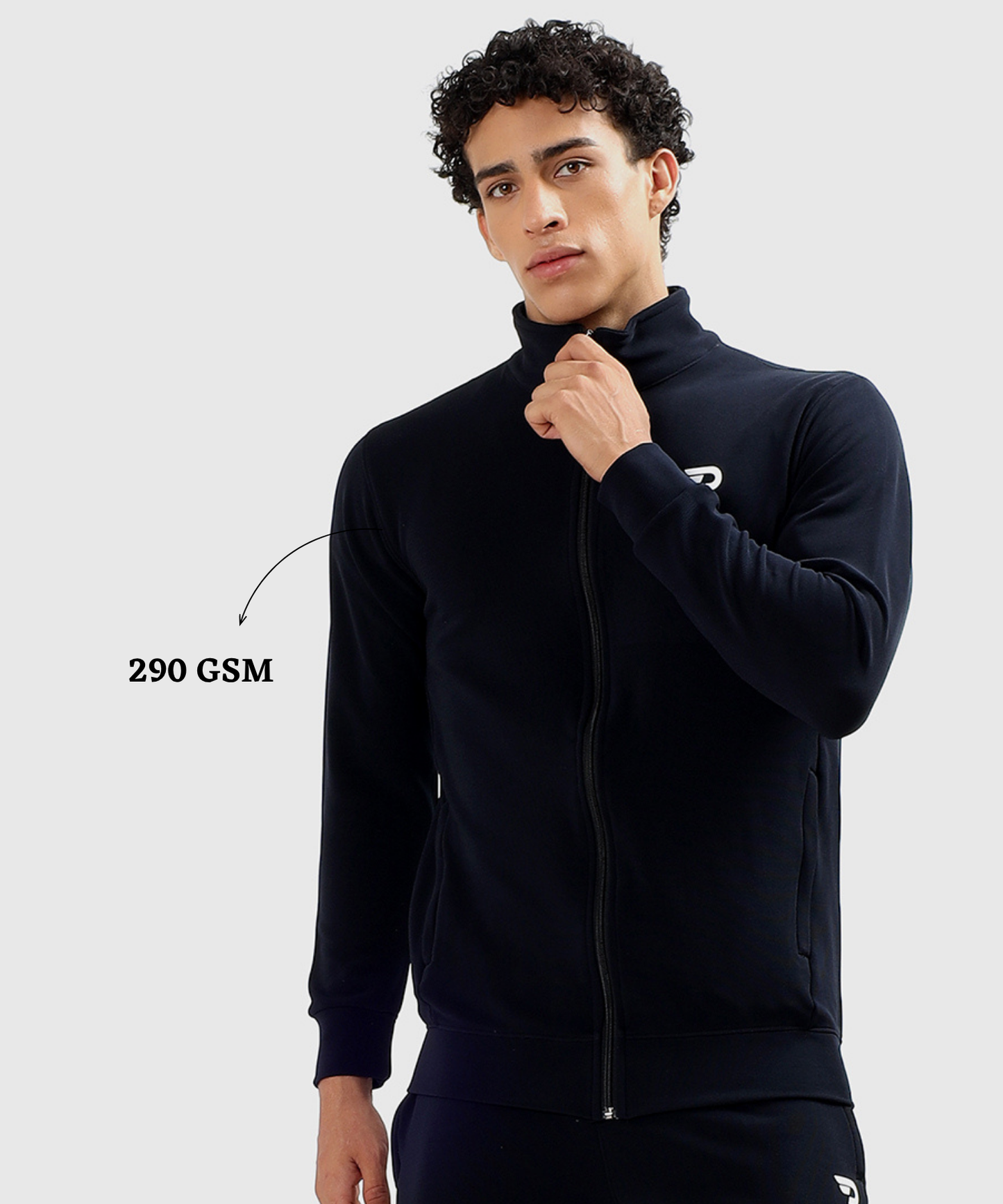 Performance Zip-Up Jacket - Imported Dobby Lycra (GSM 290)