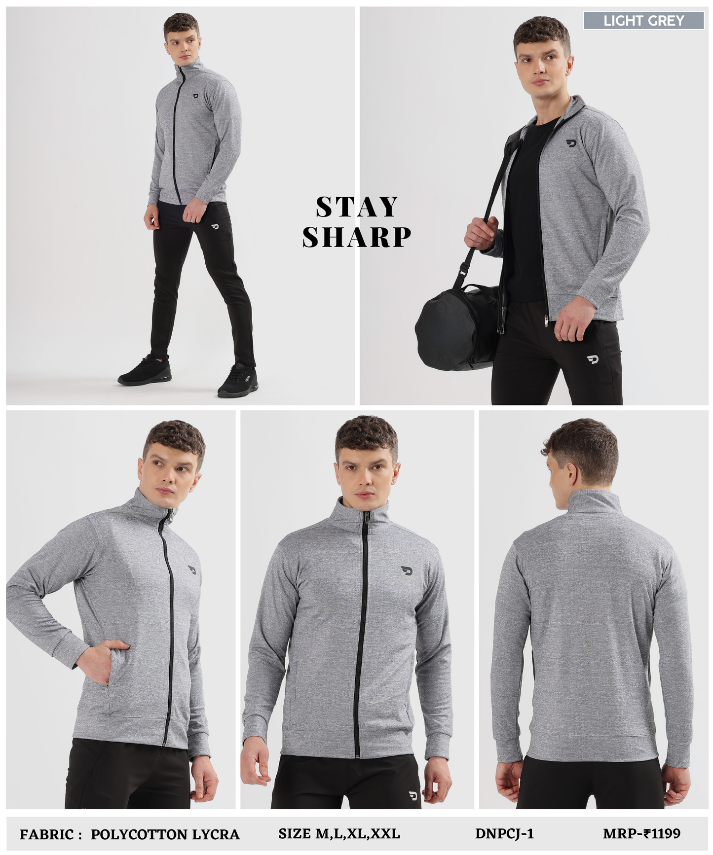 Men's Imported Poly Cotton Lycra Jackets | GSM 290 | Regular Fit