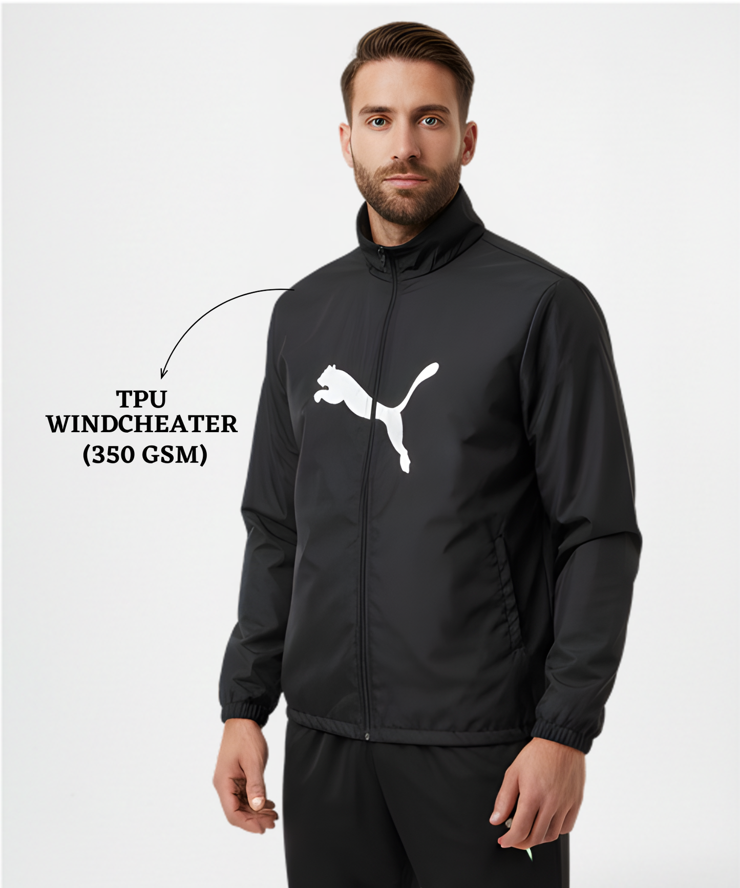 Imported Premium Quality TPU Windcheater (GSM 350) | Rice-knit fabric inside