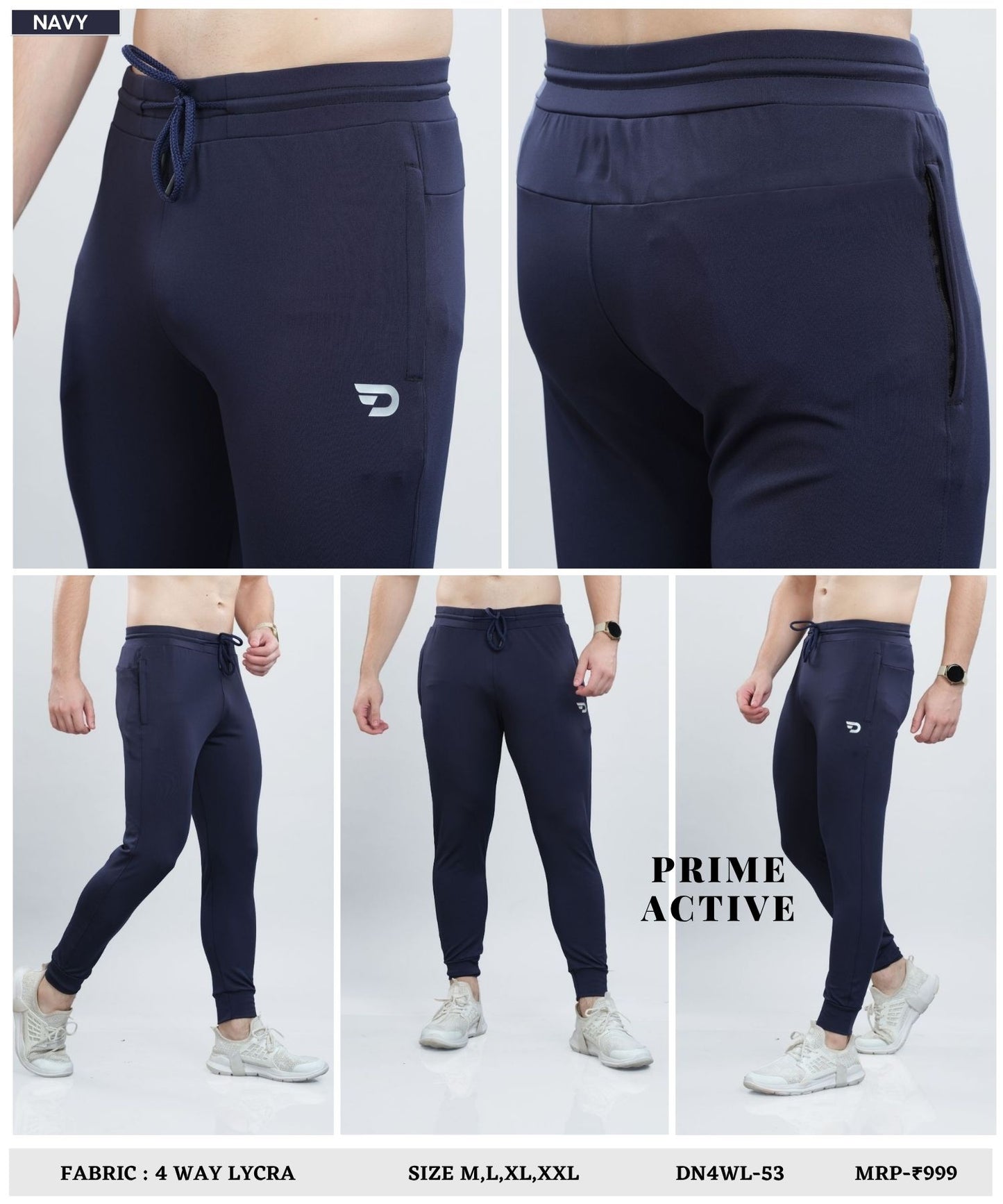 Everyday Trackpant – Imported 4Way Taiwan Lycra ( 280 GSM)