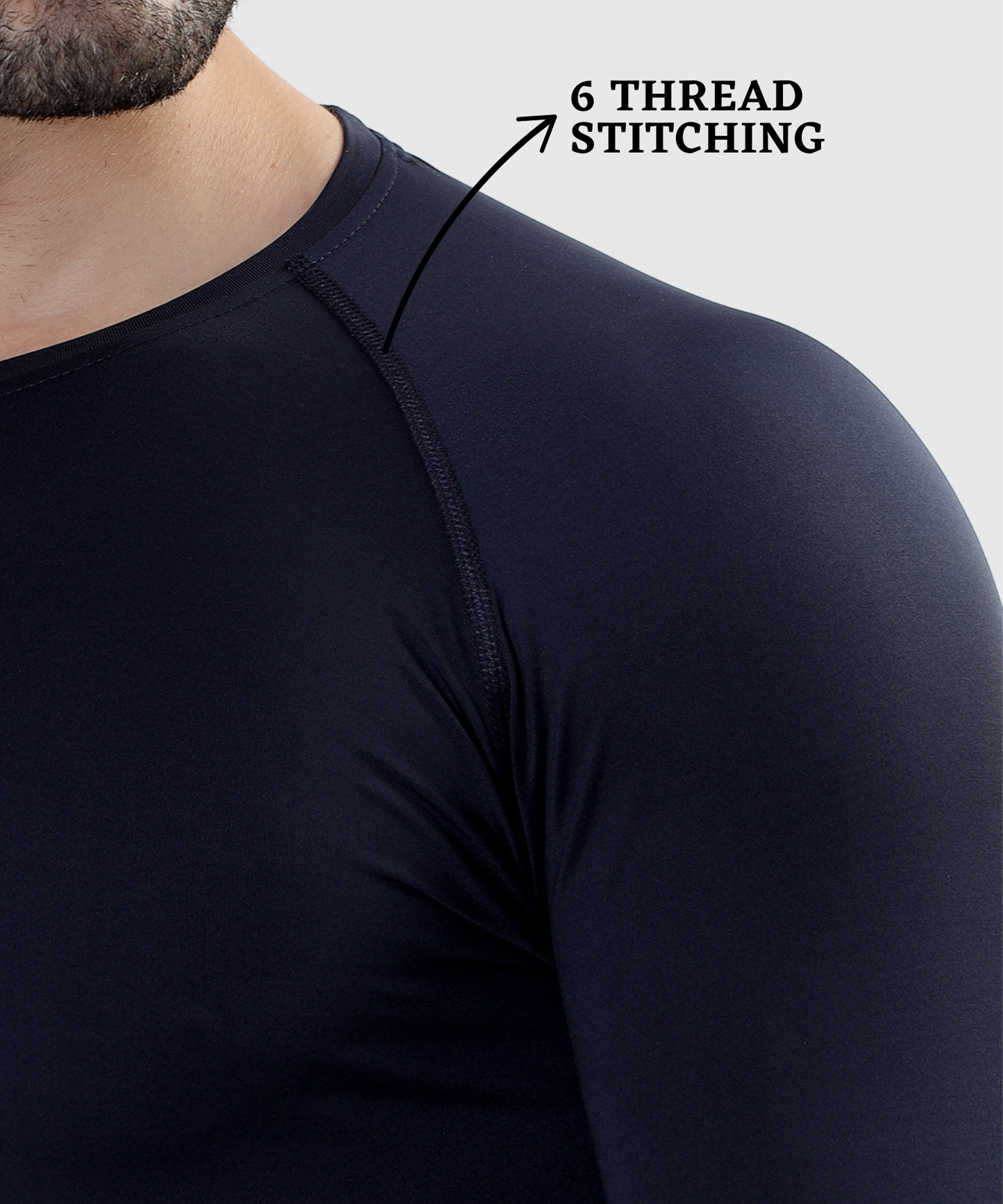 Premium Full Sleeve Nylon Lycra Compression T-Shirt (180 GSM) | Muscle Fit Activewear for Men
