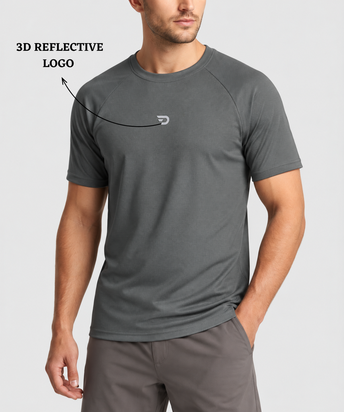 Denmonk Men's Imported Micro Bird Eye Half Sleeve T-Shirt | 180 GSM | Regular Fit