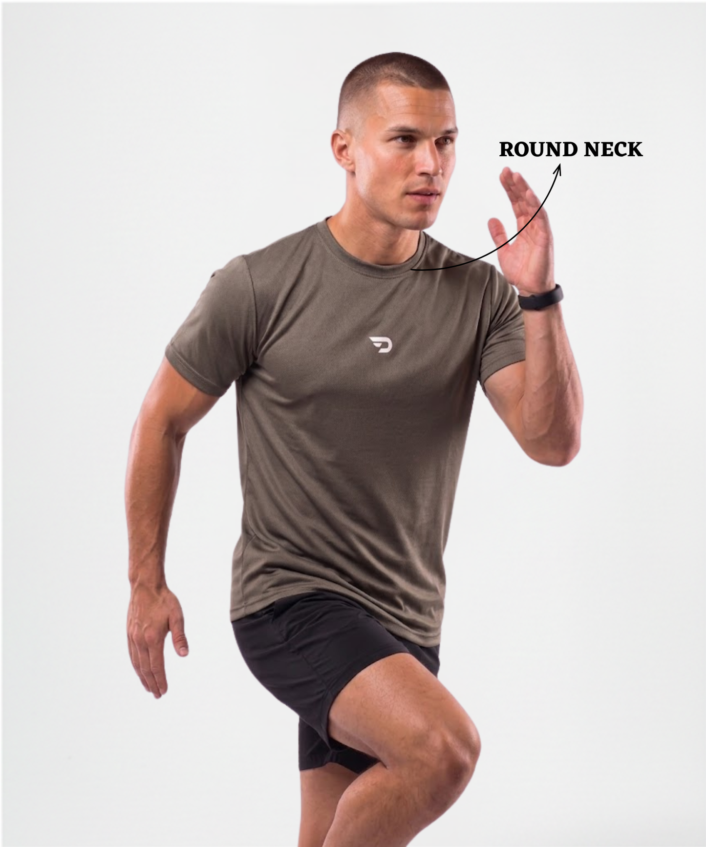 Imported Mesh Jacquard Lycra Men's Premium Half Sleeve T-Shirt | 170–180 GSM