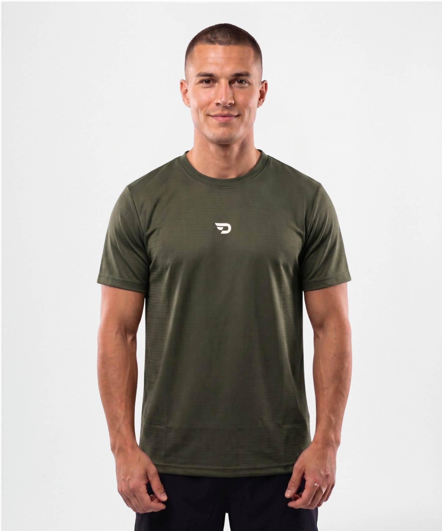 Imported Mesh Jacquard Lycra Men's Premium Half Sleeve T-Shirt | 170–180 GSM