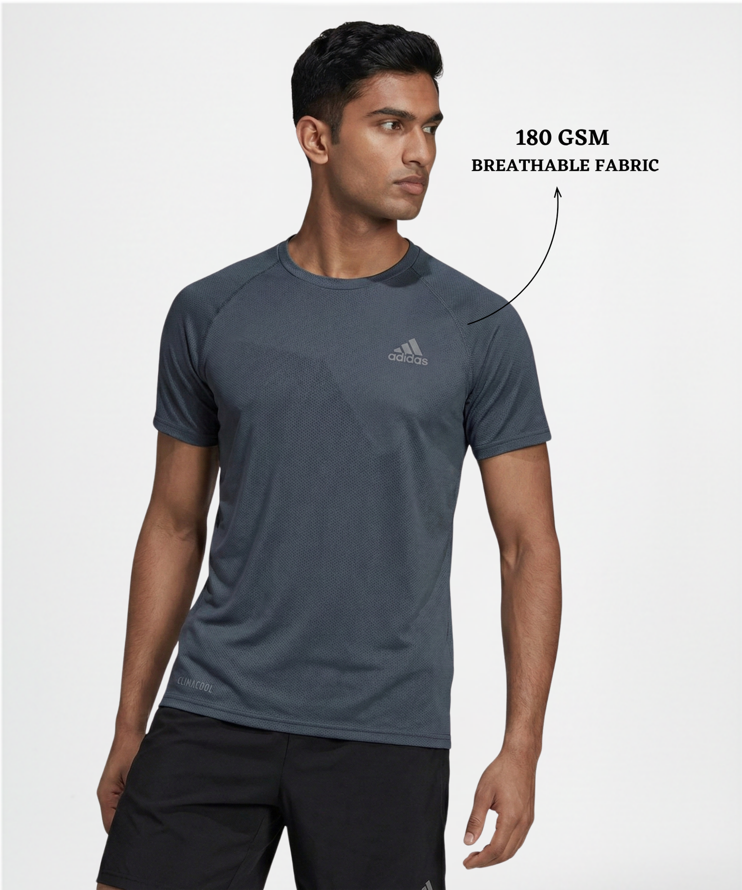 Pinpoint Knit Mess Lycra  T-shirts