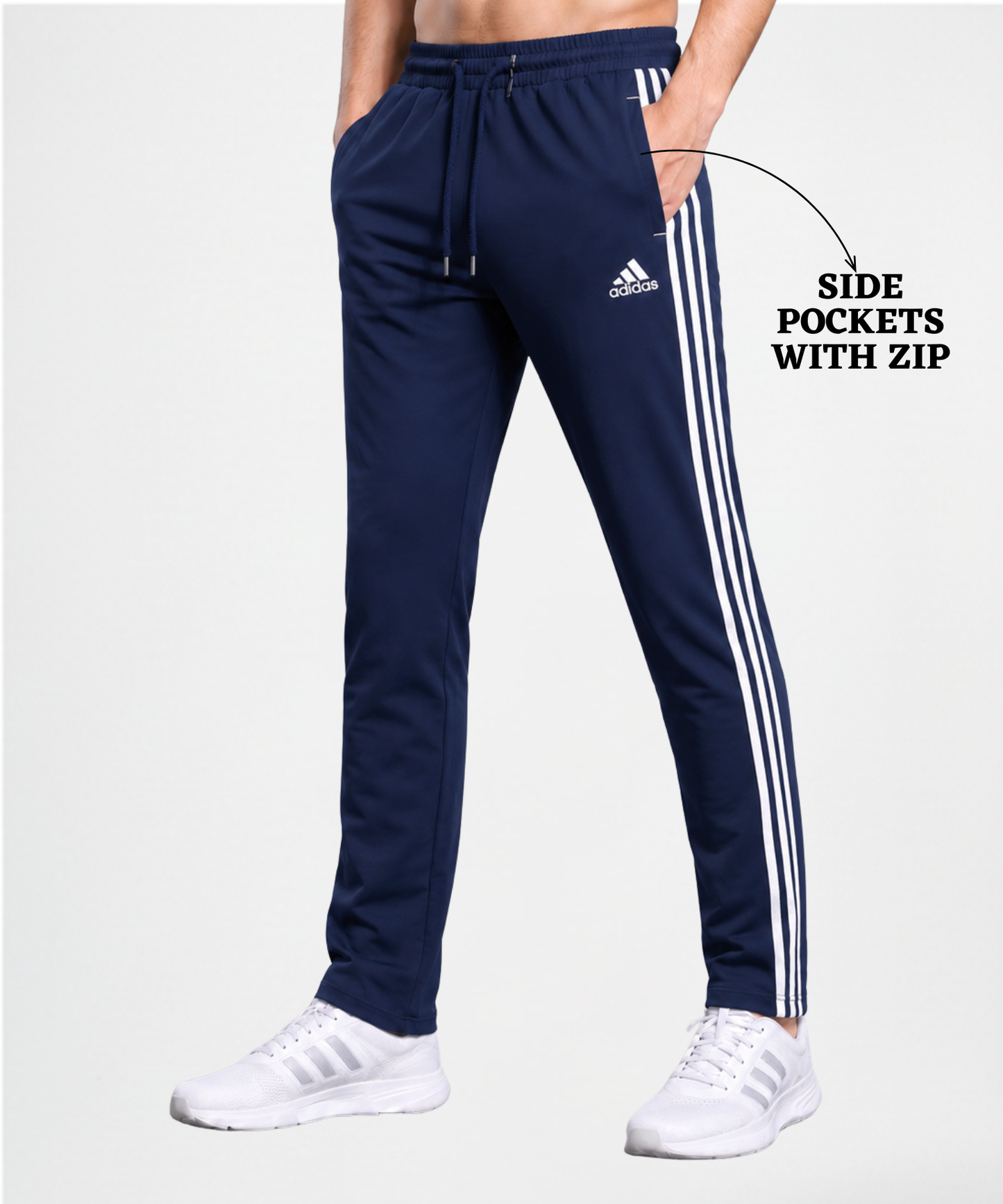 Imported Ns Parachute Lycra TrackPant (15% Lycra 145 GSM)| 3 strip Design
