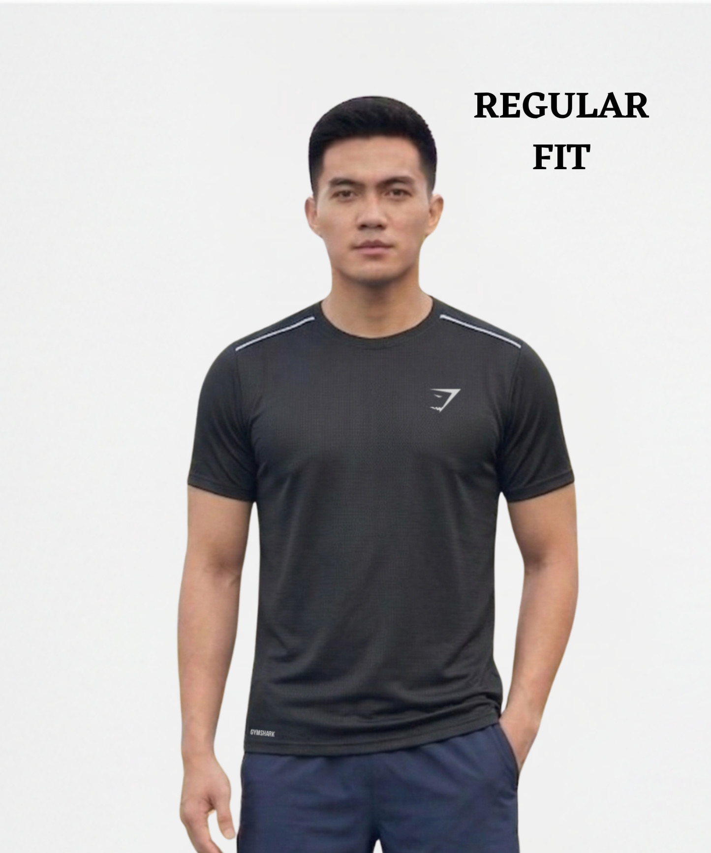 Imported Reebok Knit Lycra T-shirt- GSM 180 | Piping On Shoulder