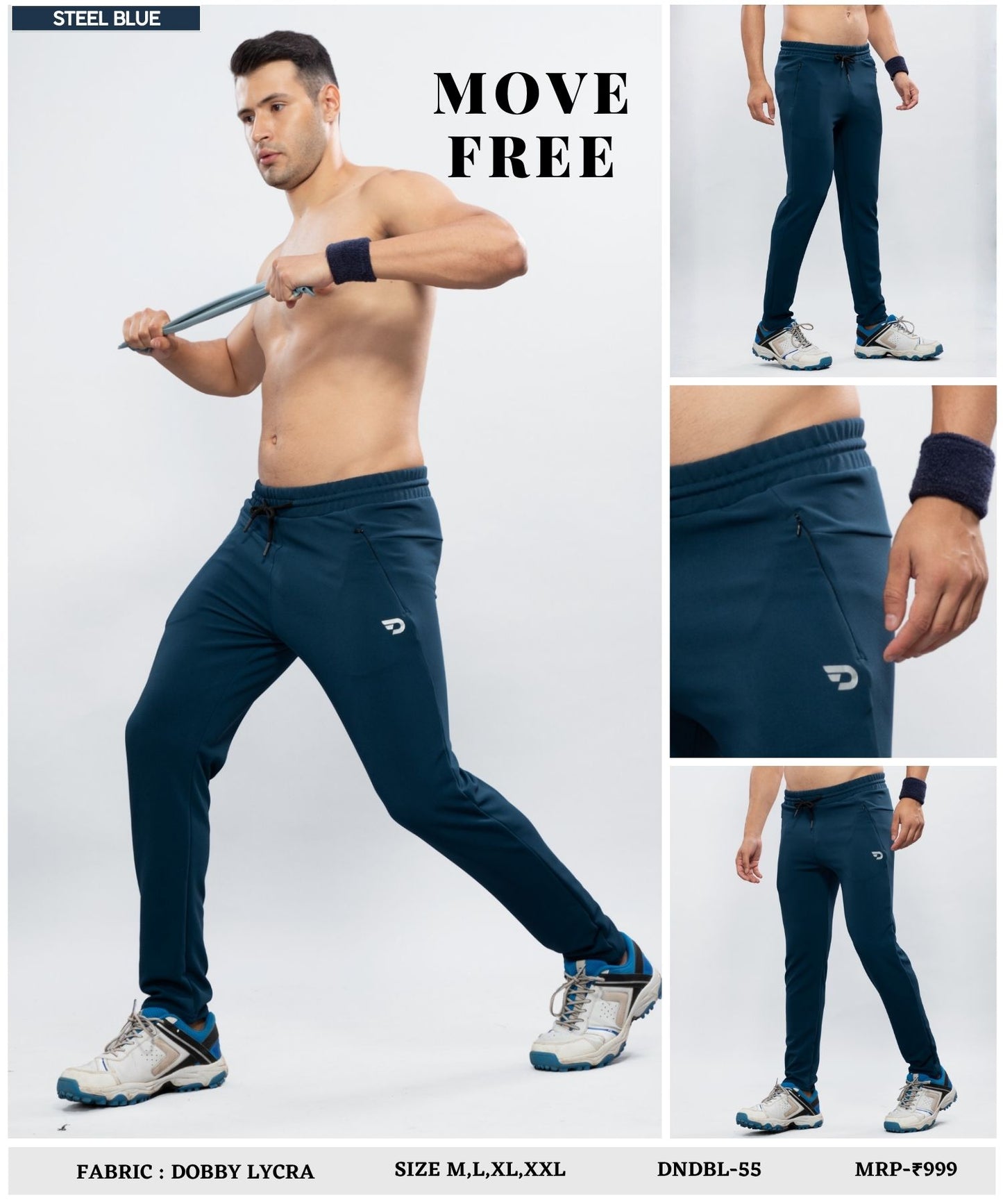 AirFlex Trackapnt _ Imported Dobby Lycra(GSM 280)