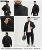 Imported Premium Quality Feather Touch Plus Size Waterproof Fabric Jacket (GSM 350)