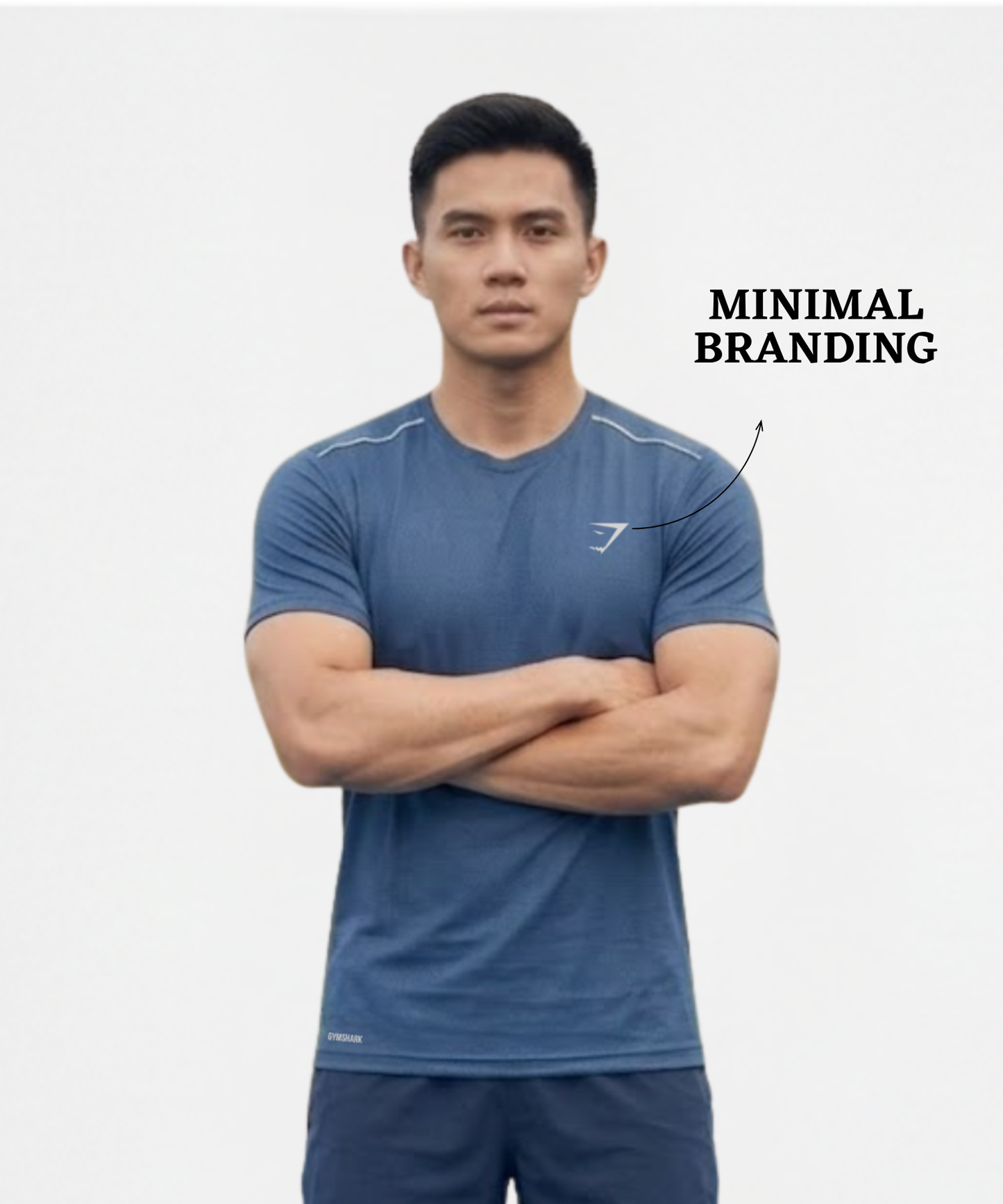 Imported Reebok Knit Lycra T-shirt- GSM 180 | Piping On Shoulder